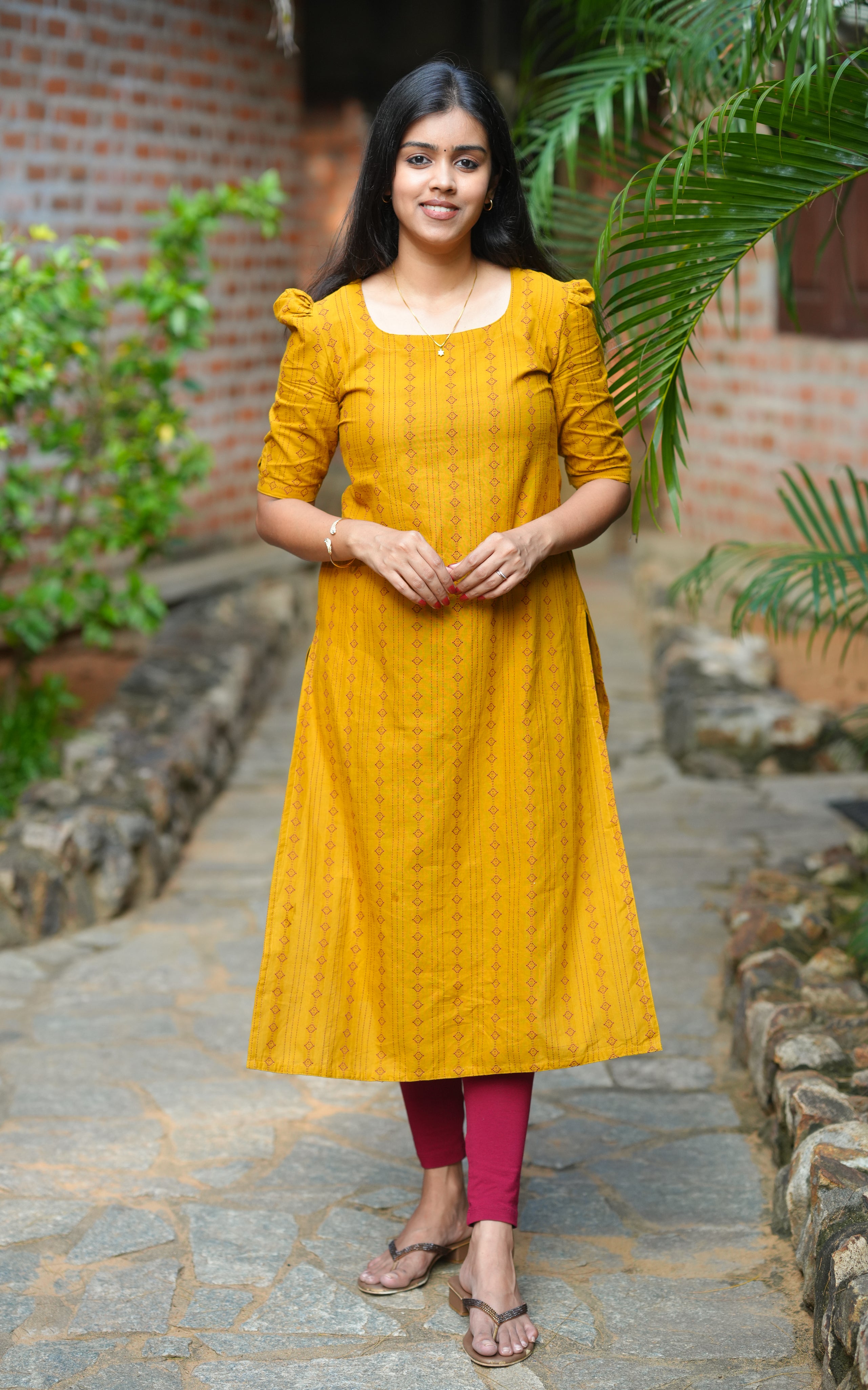 Aslin Mustard KURTIS instore