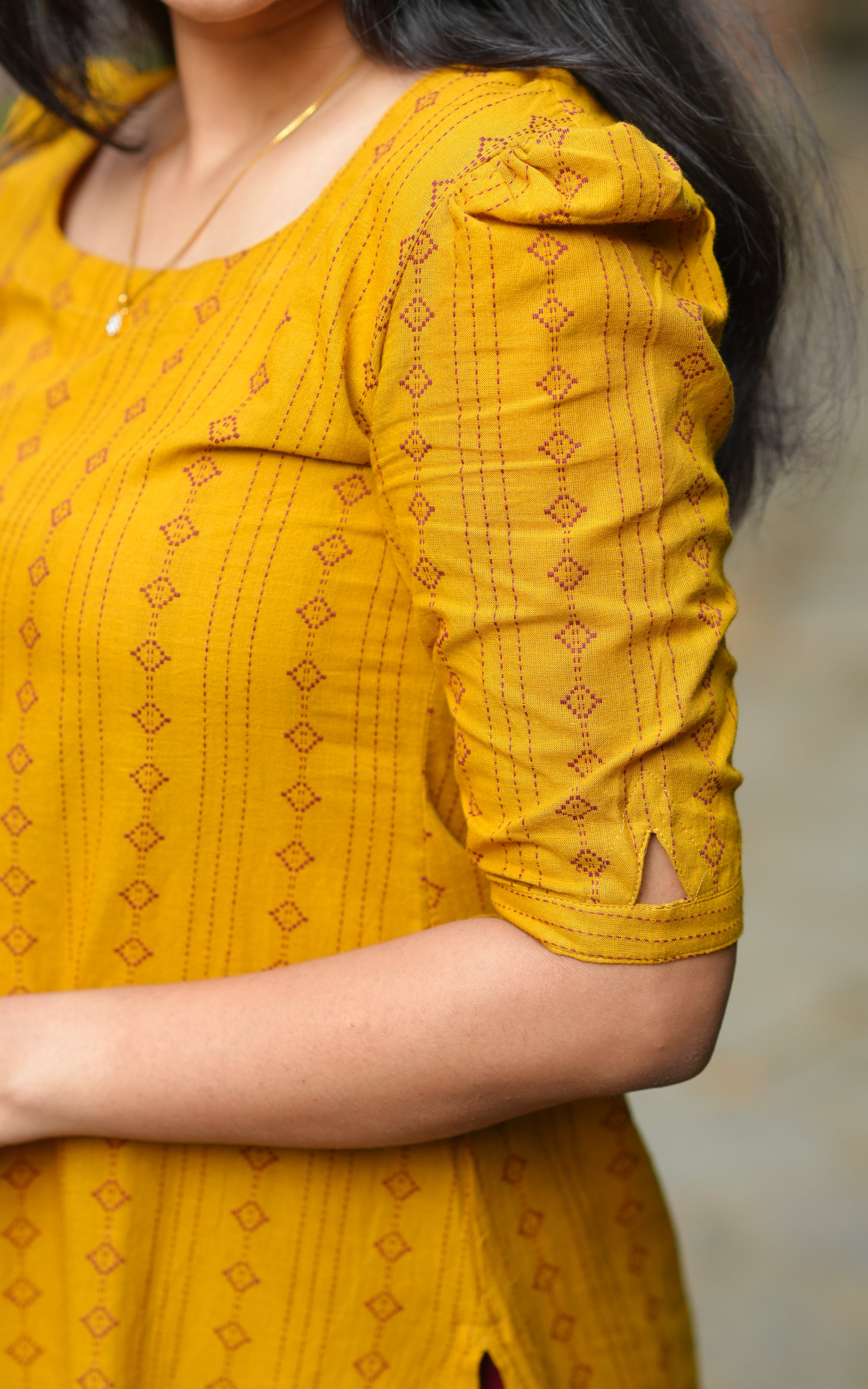 Aslin Mustard KURTIS instore