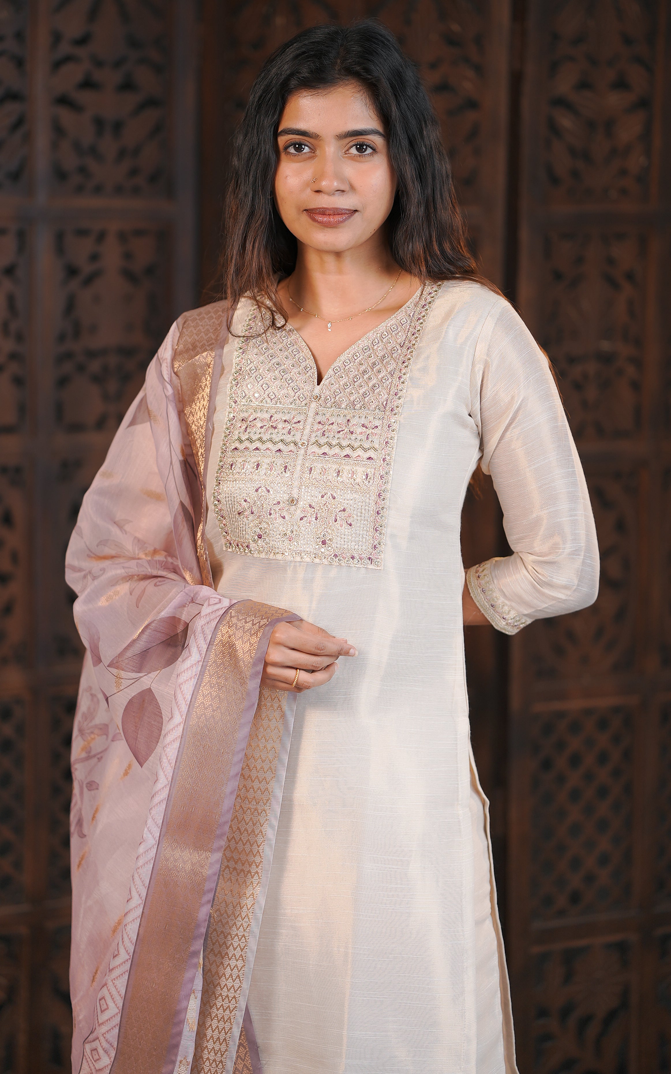 Sandra (Kurti+Pant+Dupatta)