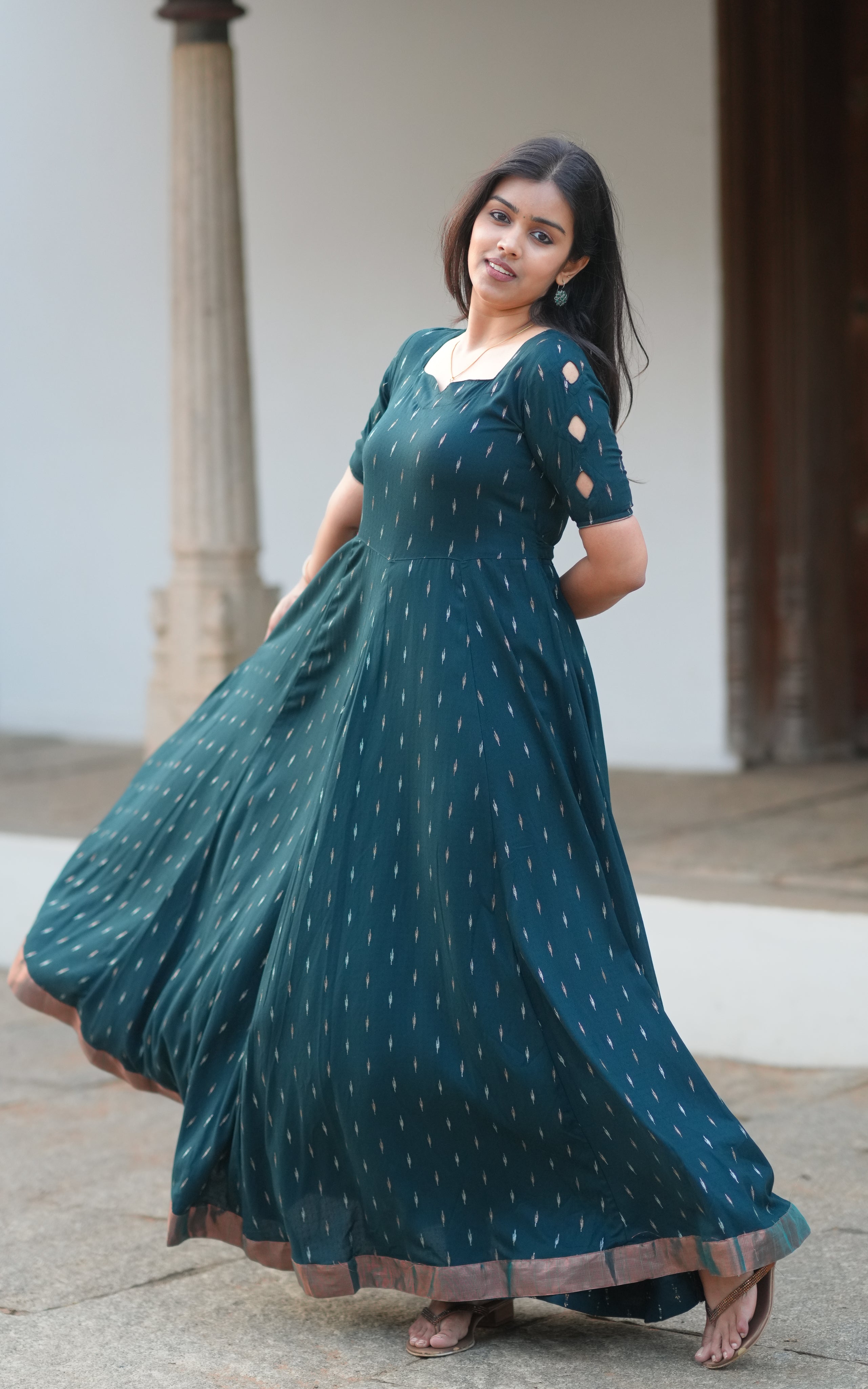 Jazeera Dark Green KURTIS Instore