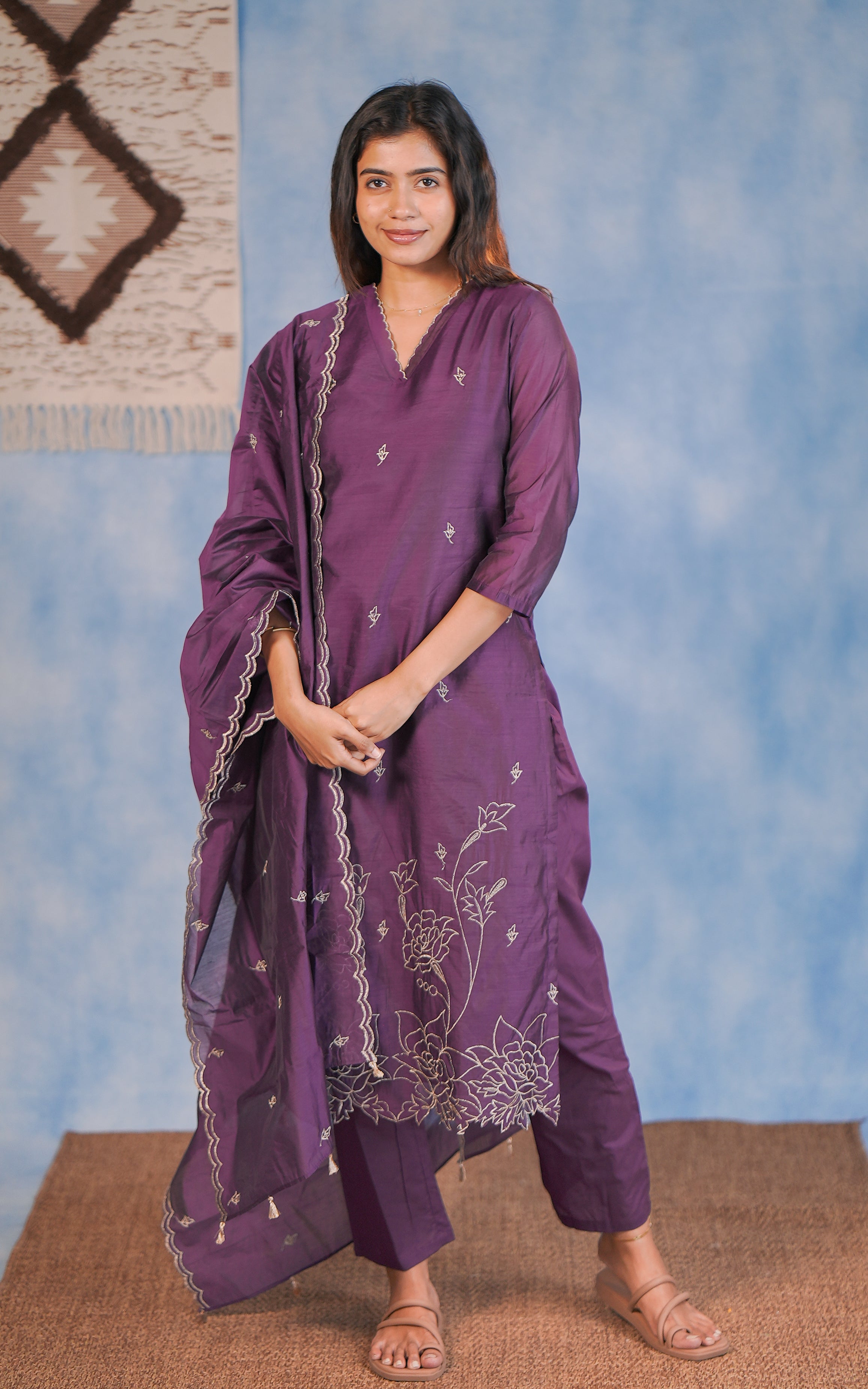 Eshika (Kurti+Pant+Dupatta)
