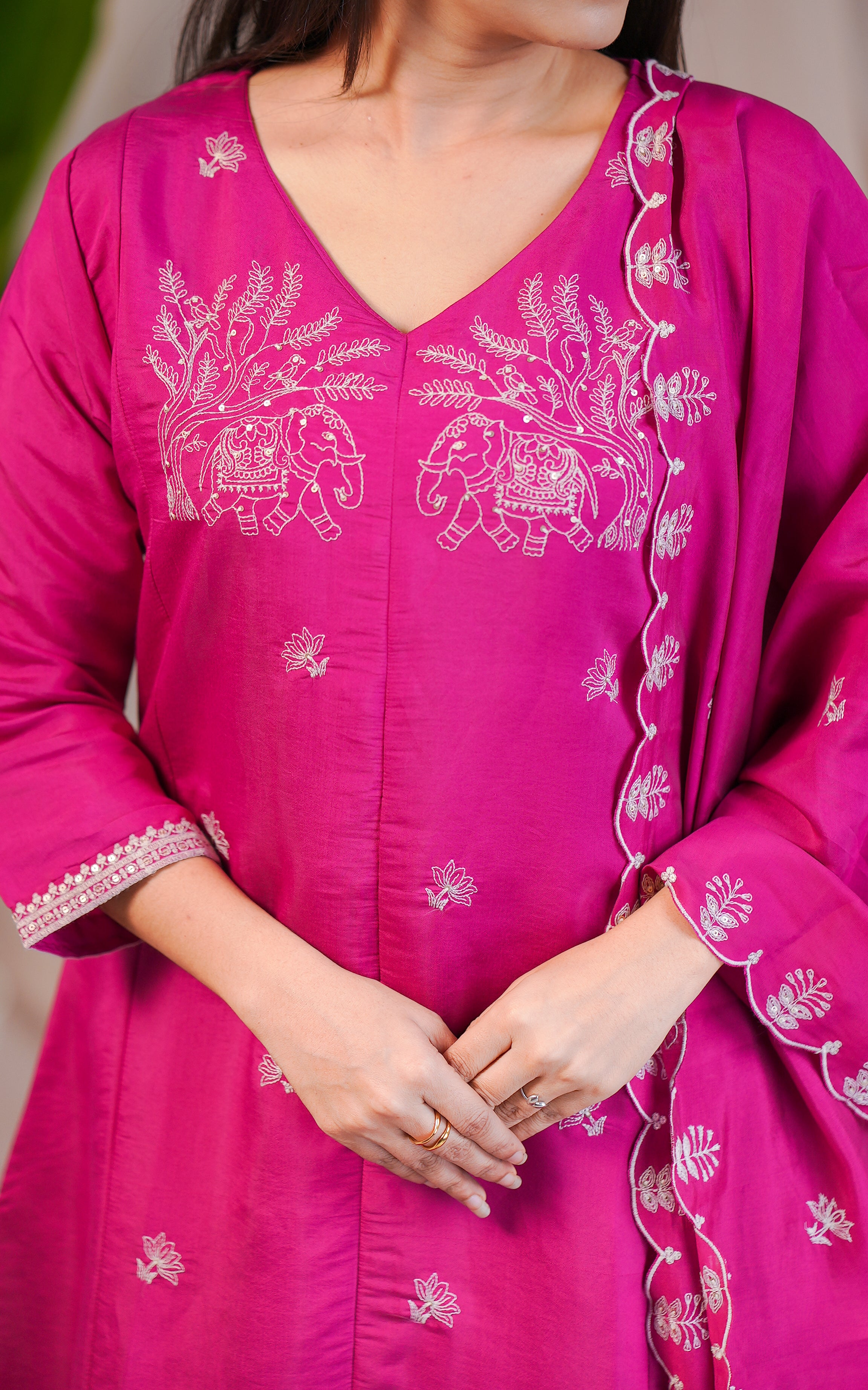 Vriksha B (Kurti+Dupatta)