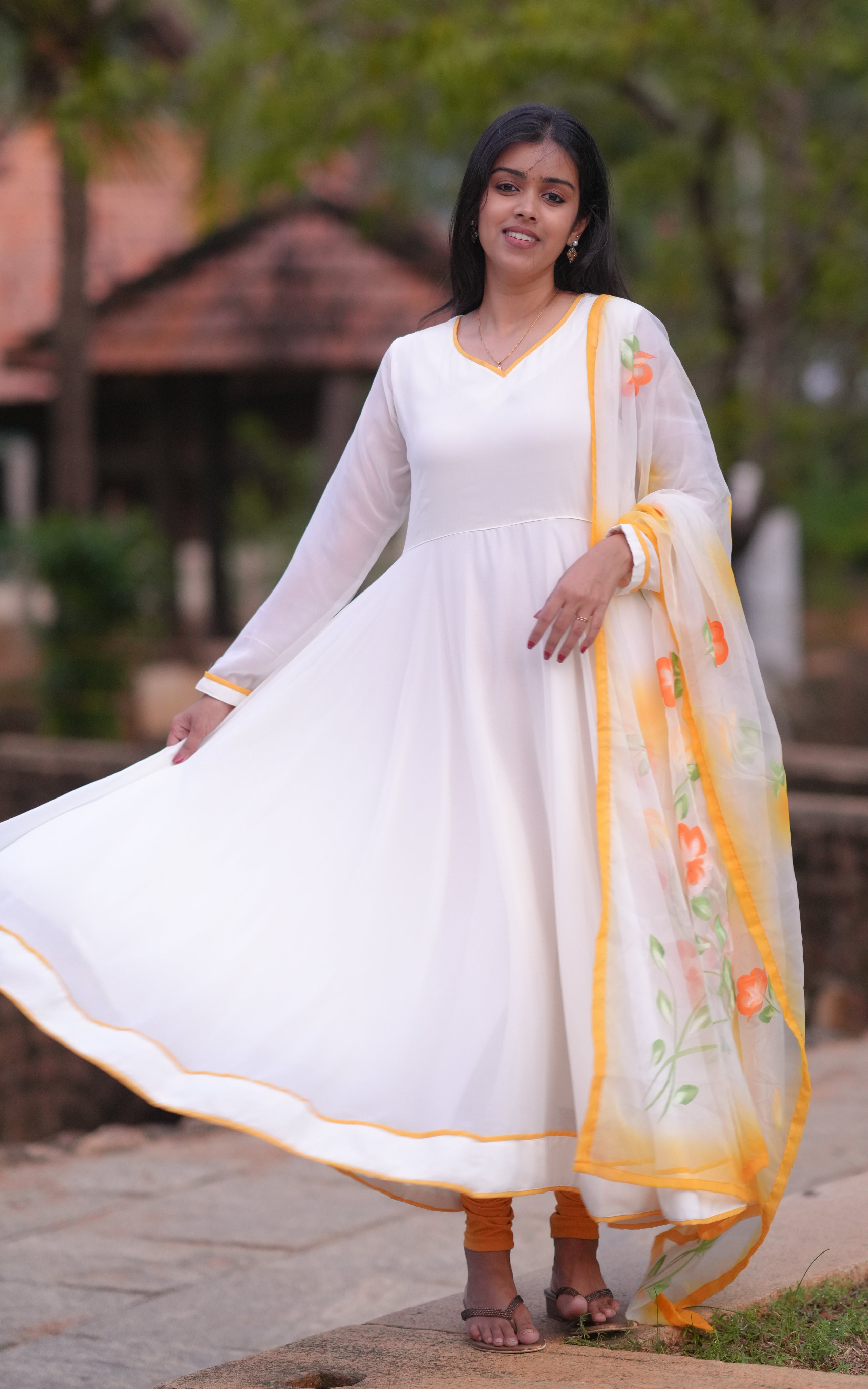 Vennilave Yellow (Kurti+Dupatta) KURTIS instore