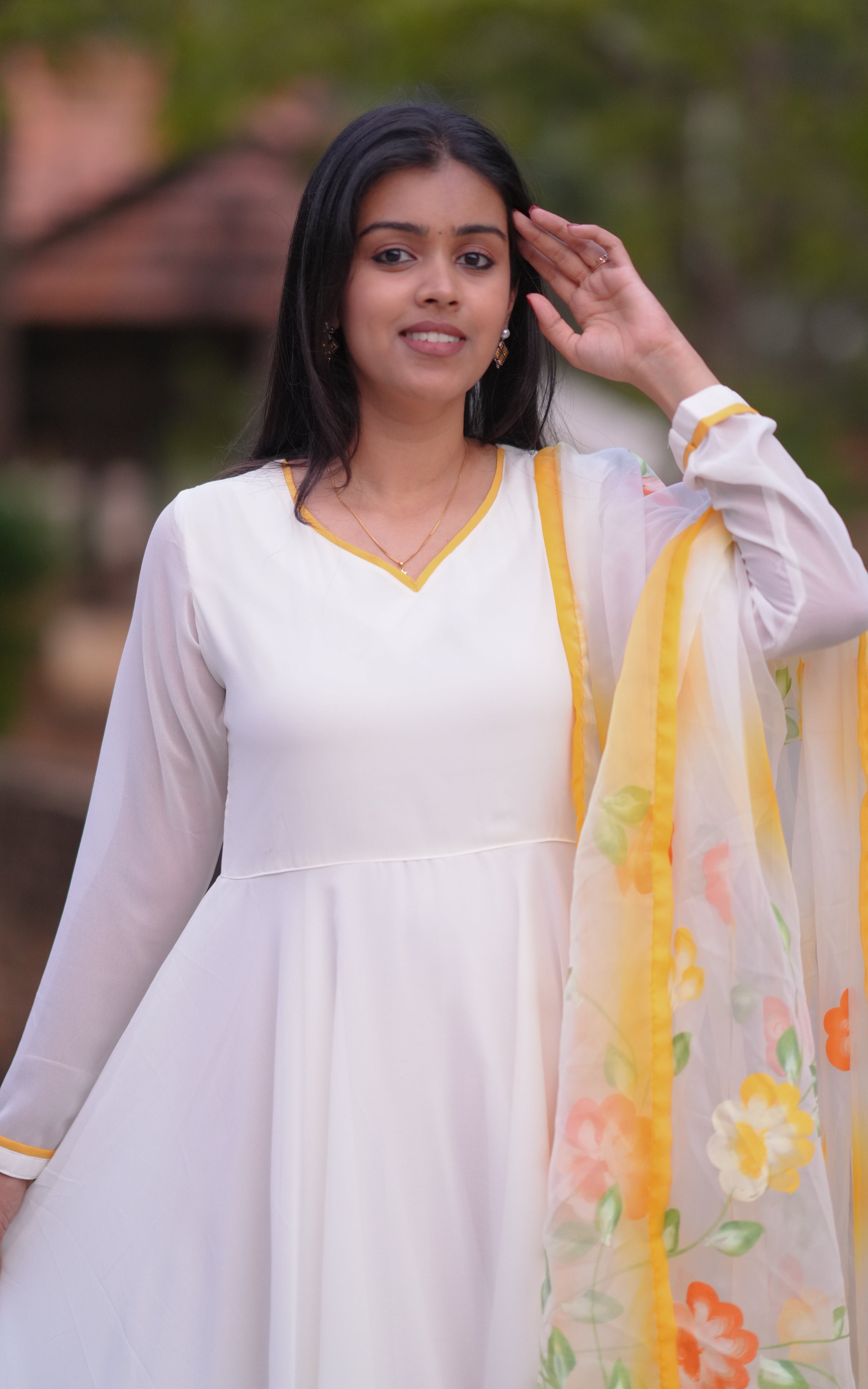 Vennilave Yellow (Kurti+Dupatta) KURTIS instore