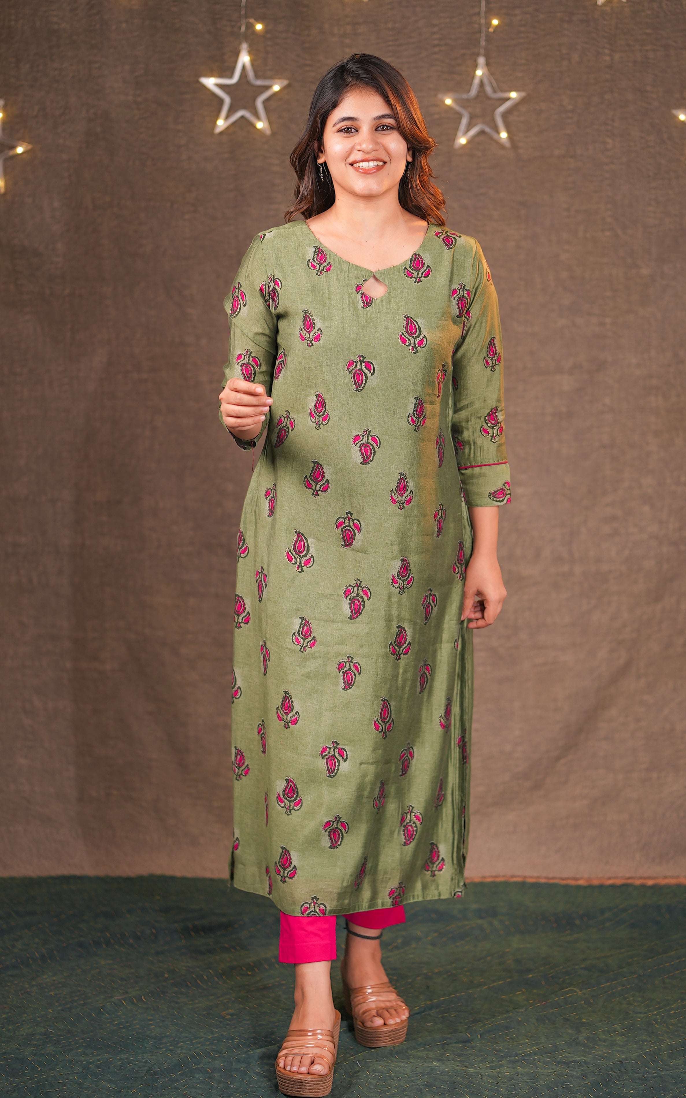Straight cut kurti for women
