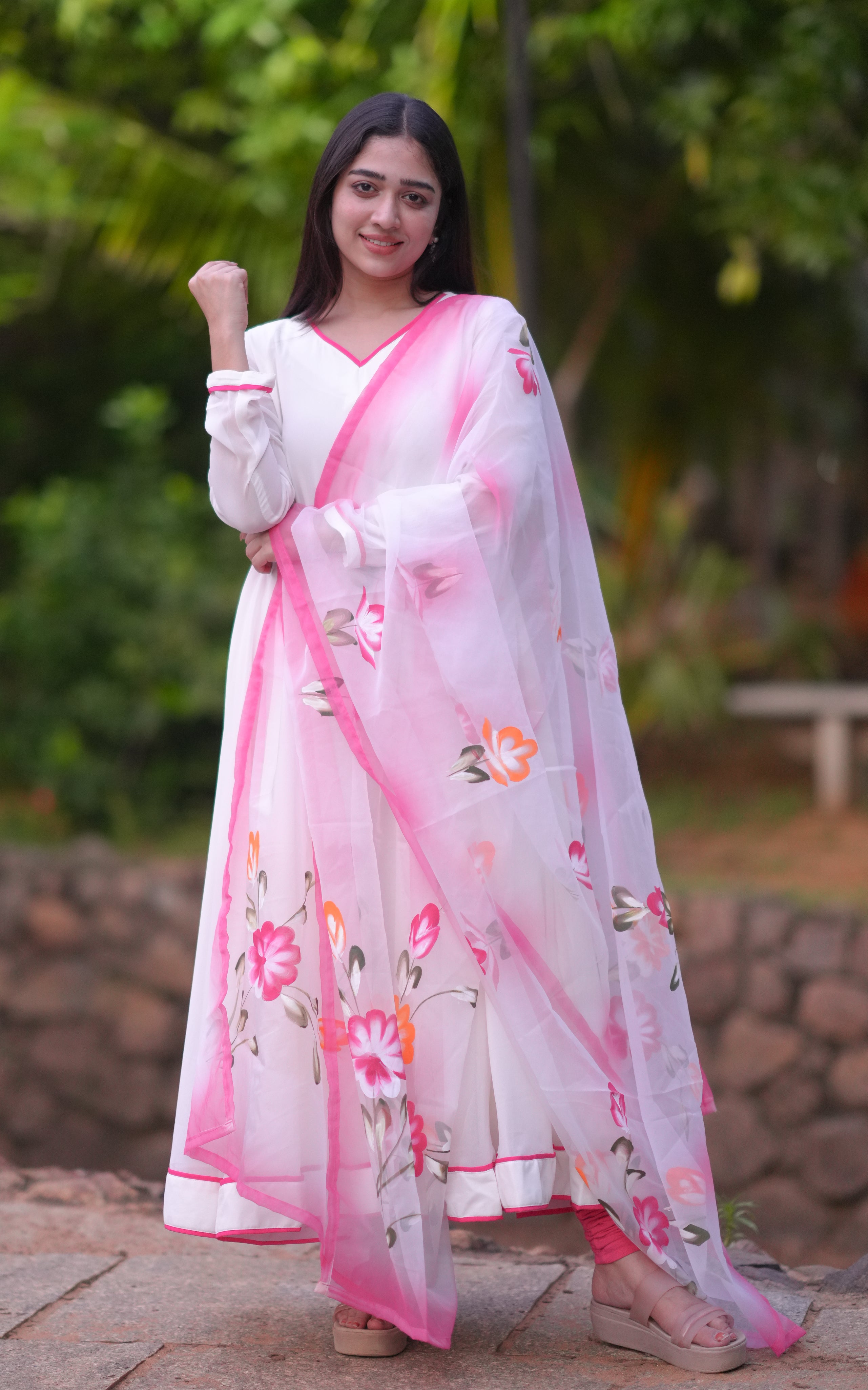 Vennilave Pink (Kurti+Dupatta) KURTIS instore