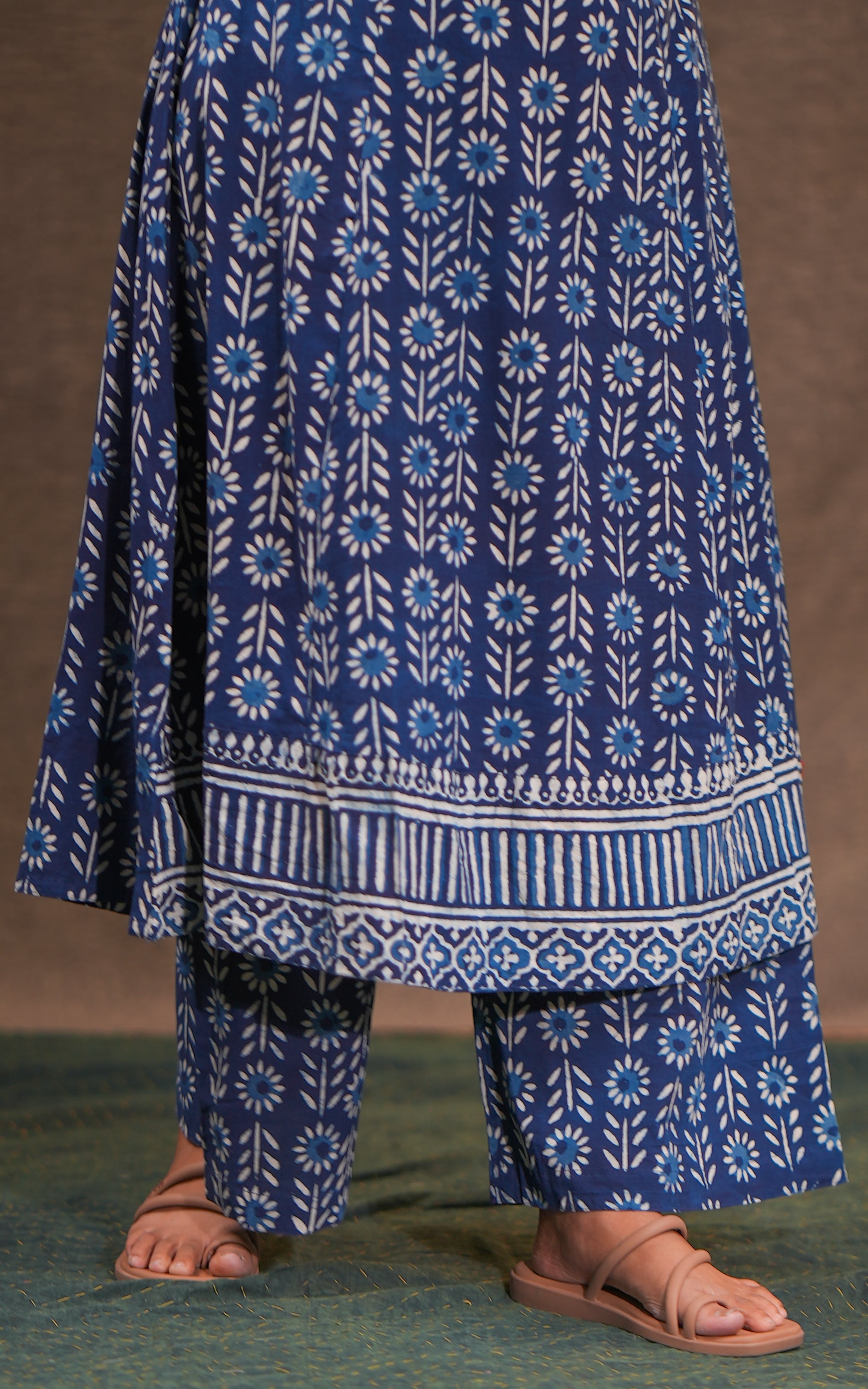 Yugamithra Indigo B (Kurti+Pant)