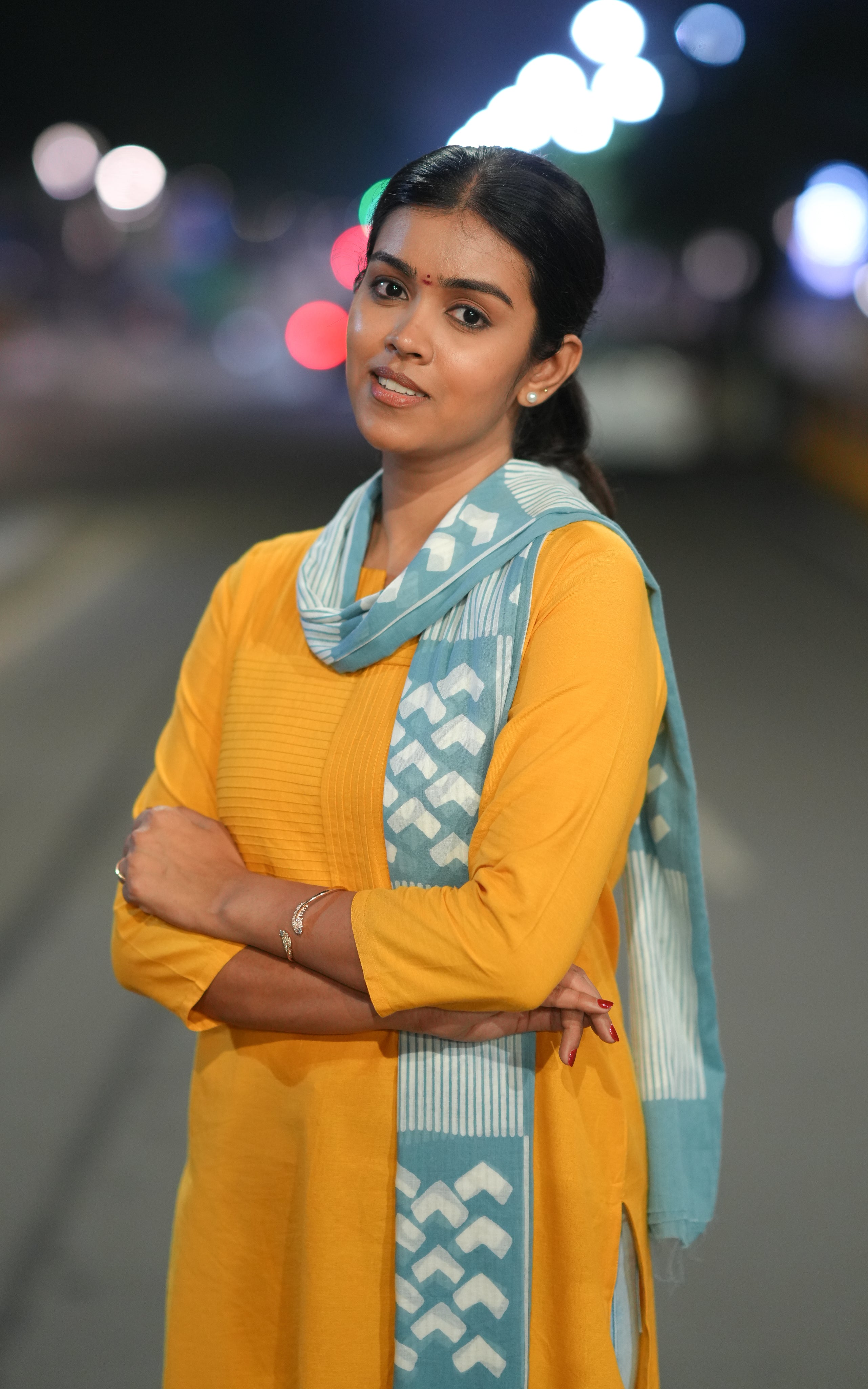 Janu’s Iconic Yellow Kurti Set