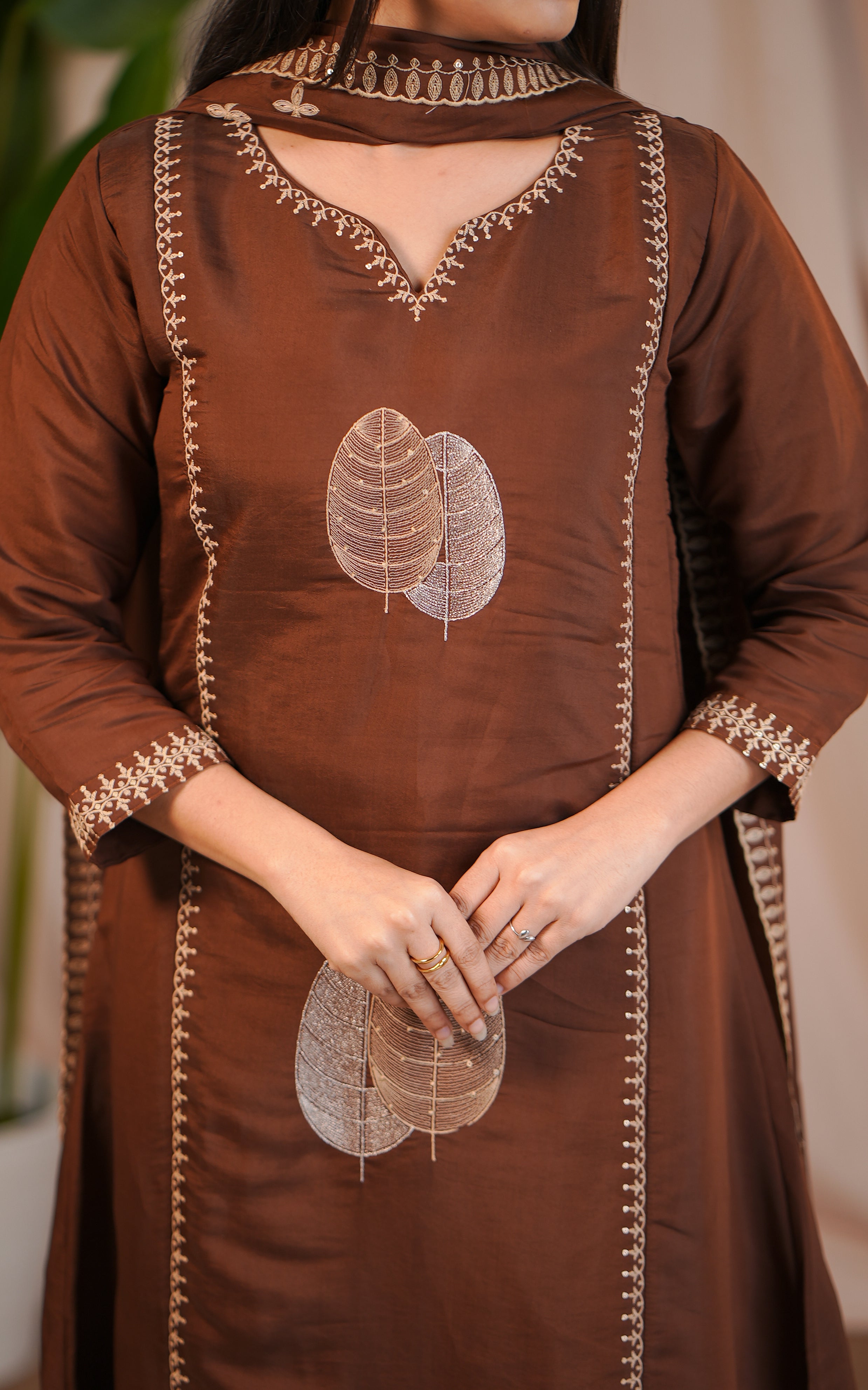 Leafora A (Kurti+Dupatta)