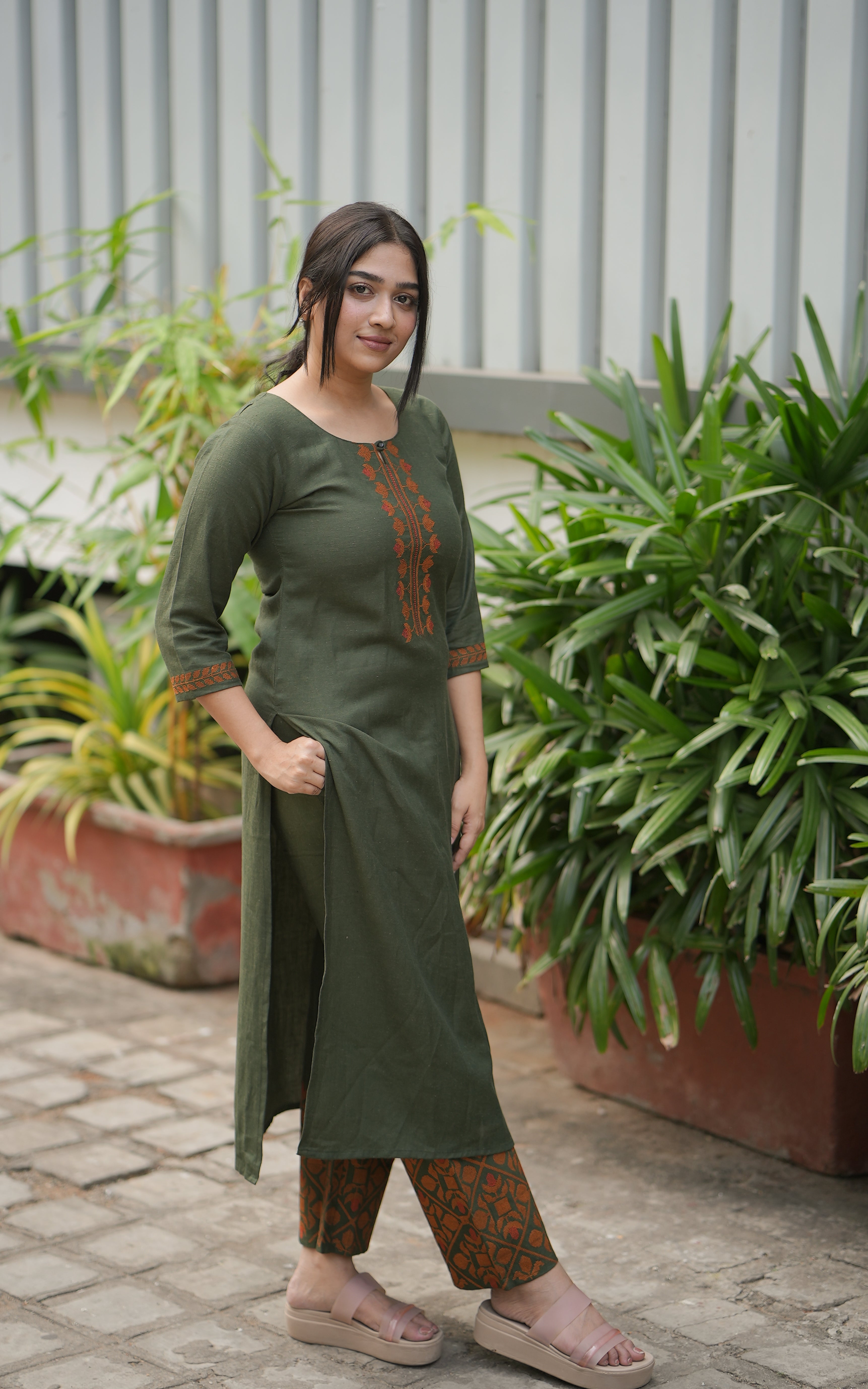 Buy Green Kurta Suit Sets for Women by W Online | Ajio.com