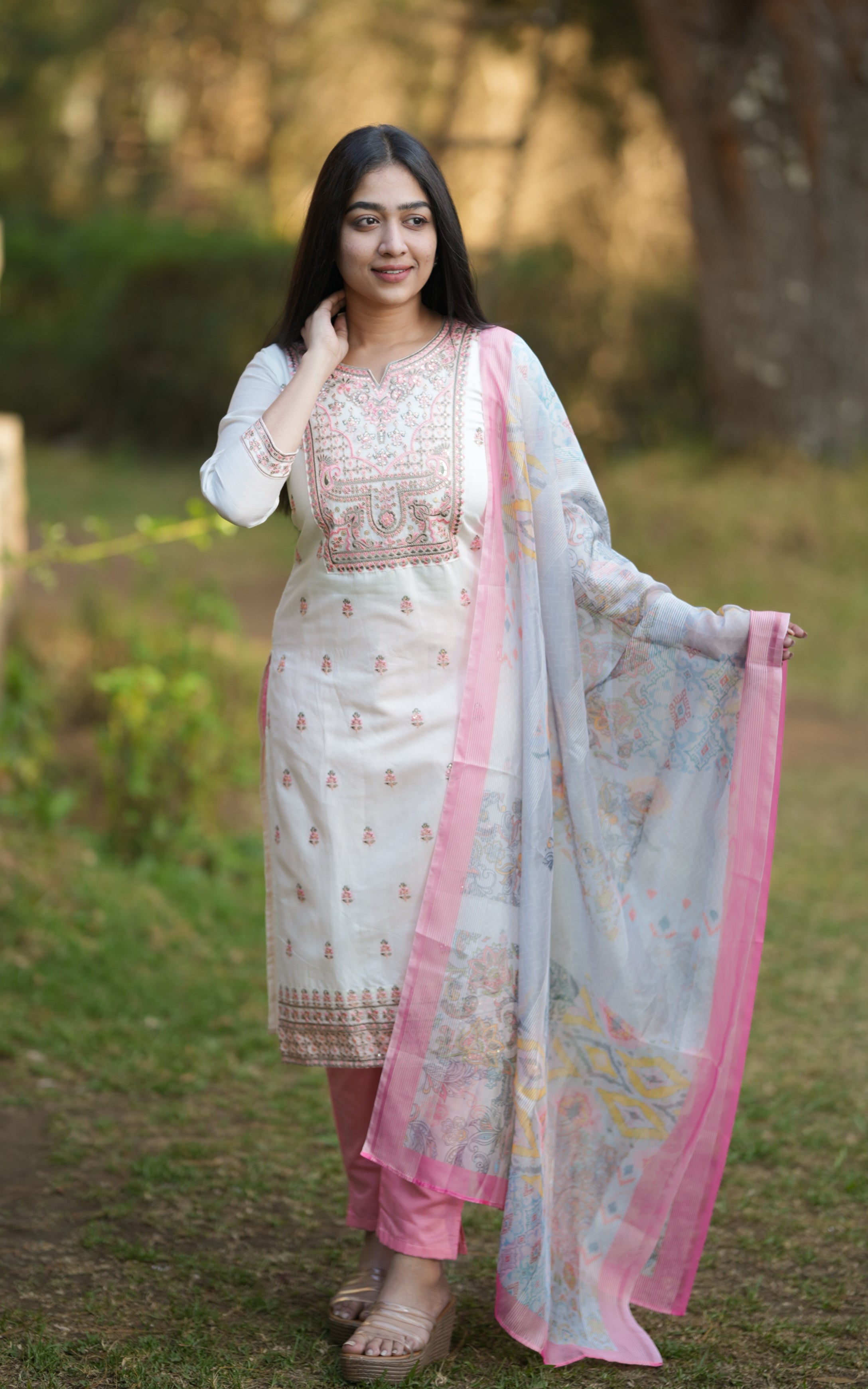 Chanderi Silk fabric 