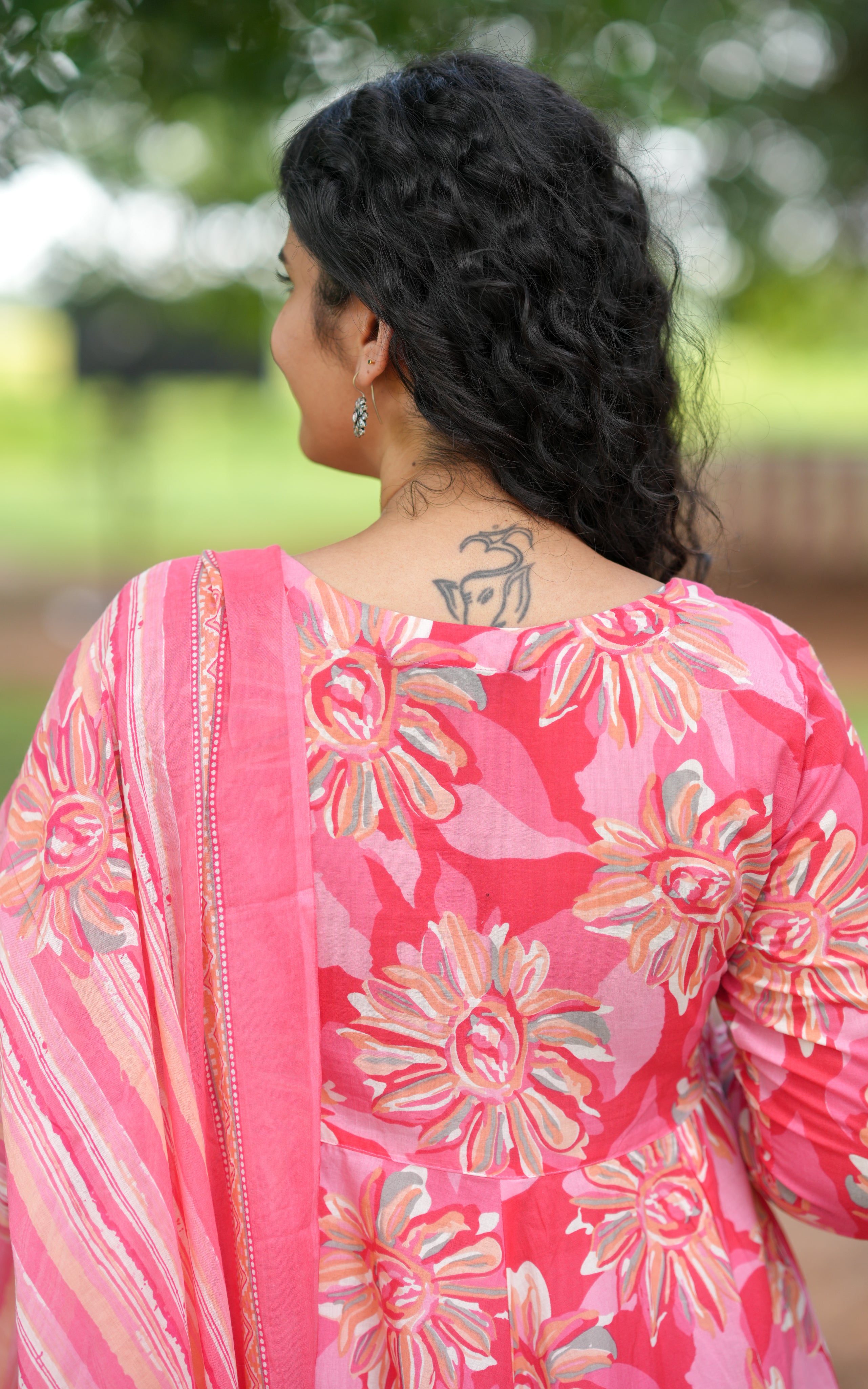 Evangeline Pink (Kurti+Dupatta)