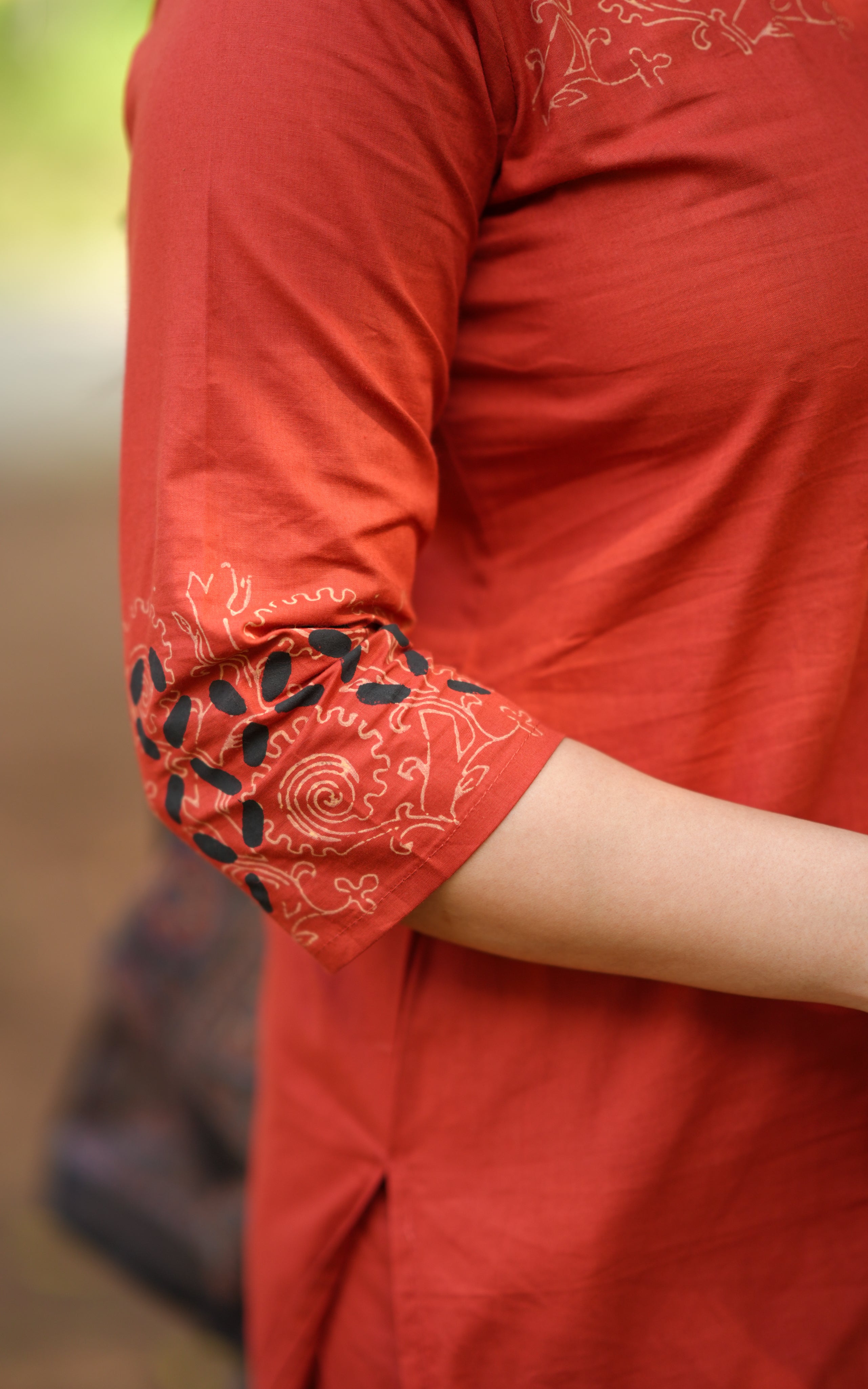 Prathima Rust (Kurti+Pant+Dupatta)