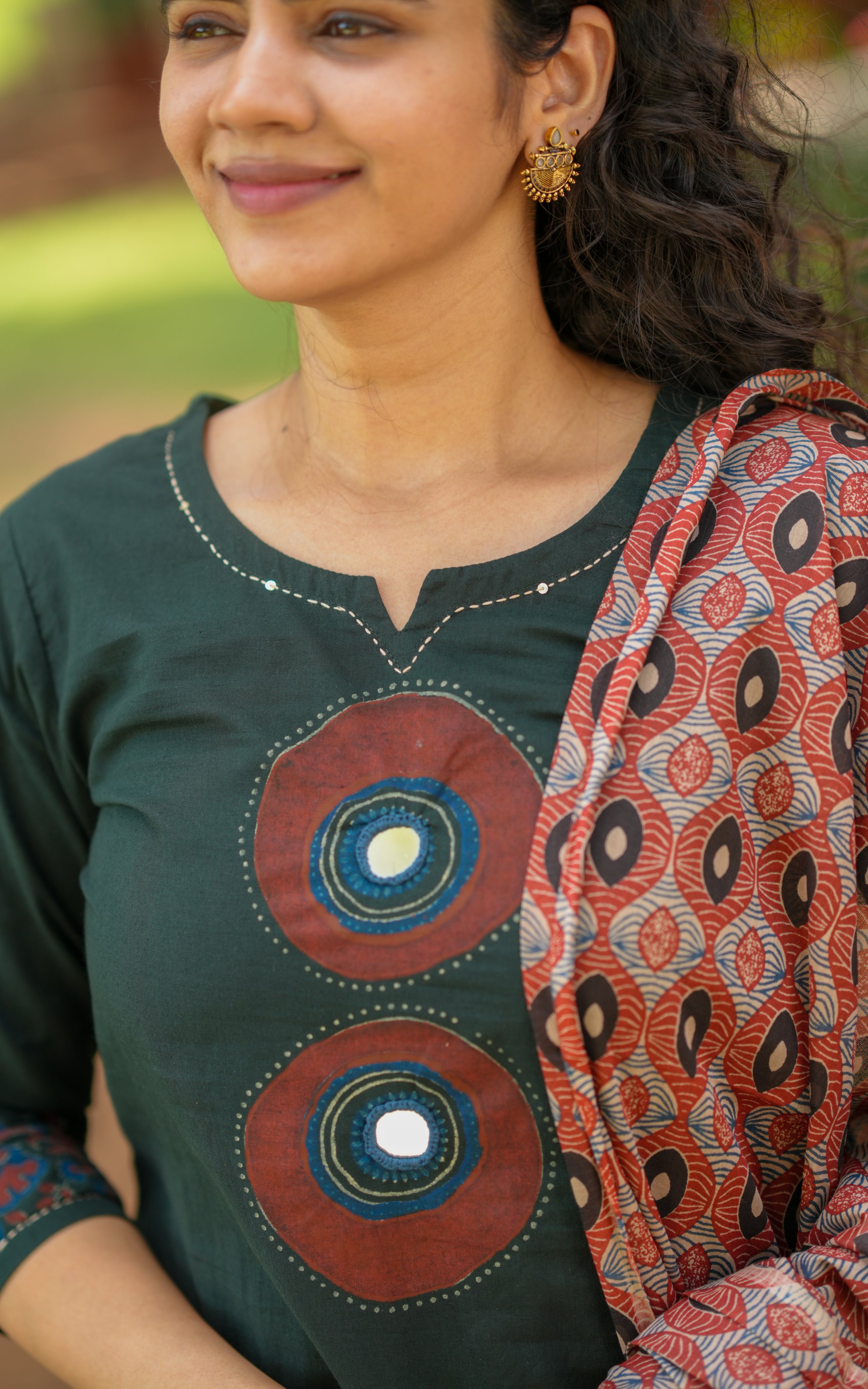 Aahana HandBlock (Kurti+Pant+Dupatta)