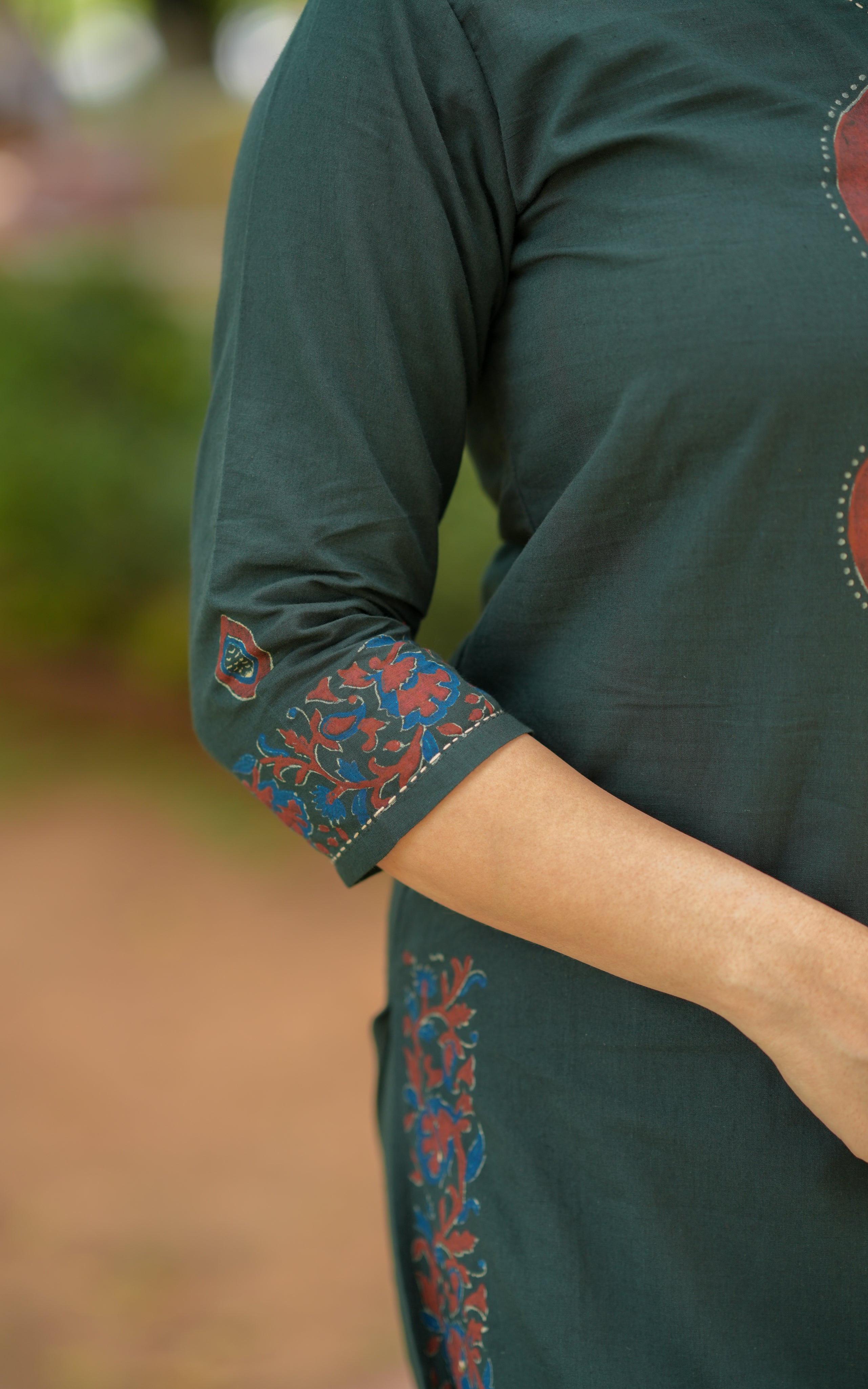 Aahana HandBlock (Kurti+Pant+Dupatta)