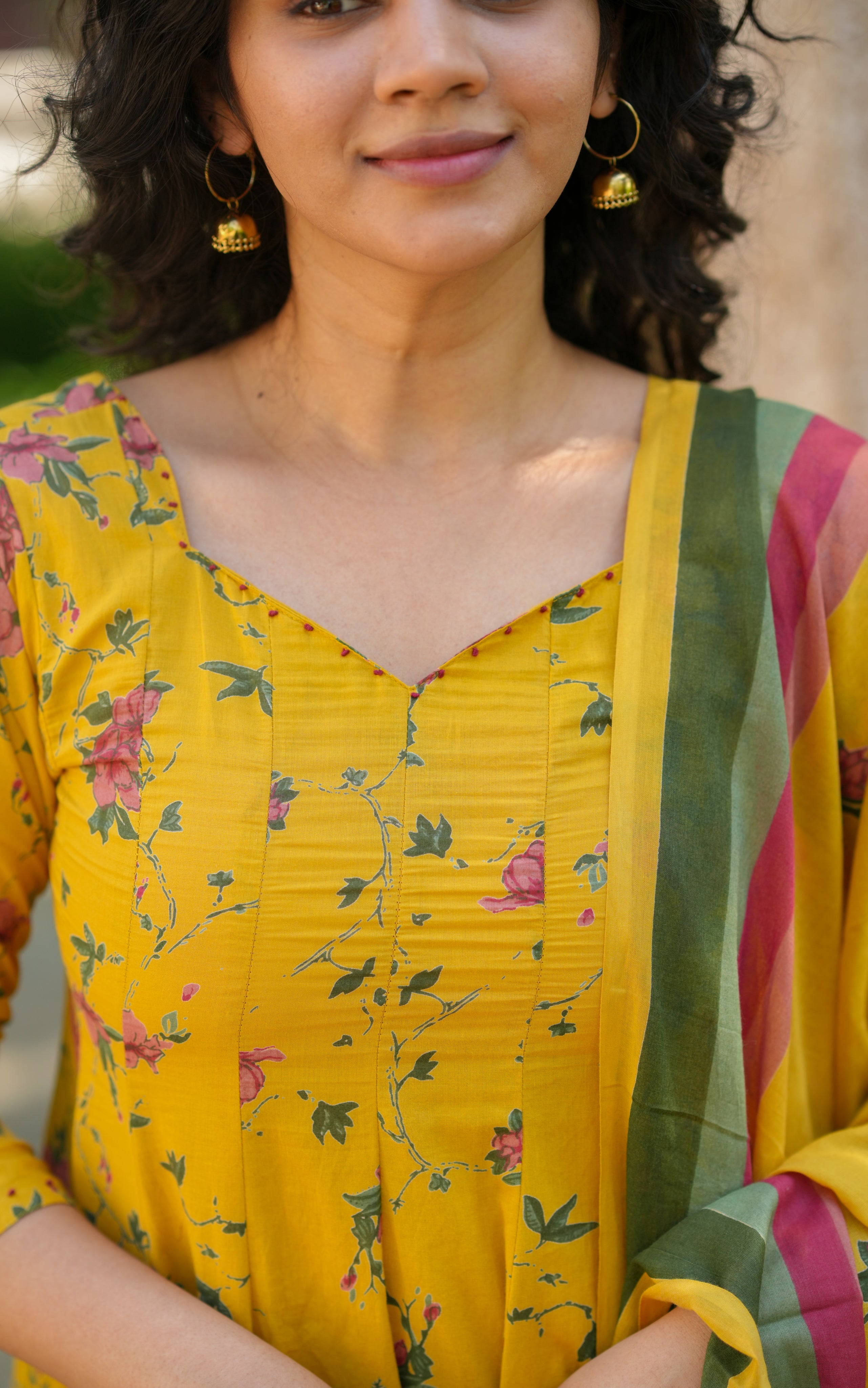 Paavai B (Kurti+Dupatta)