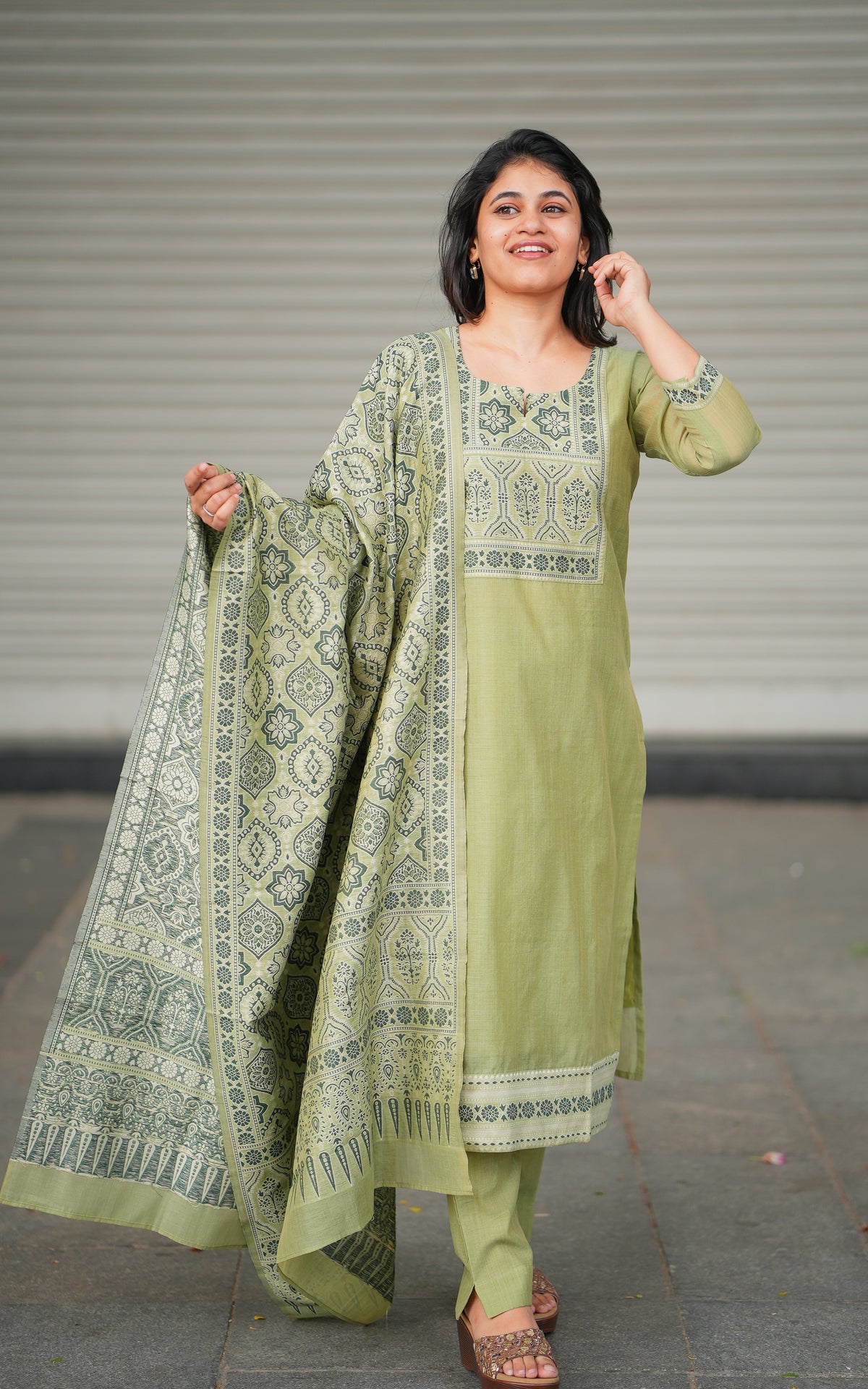 Sudharani (Kurti+Pant+Dupatta)