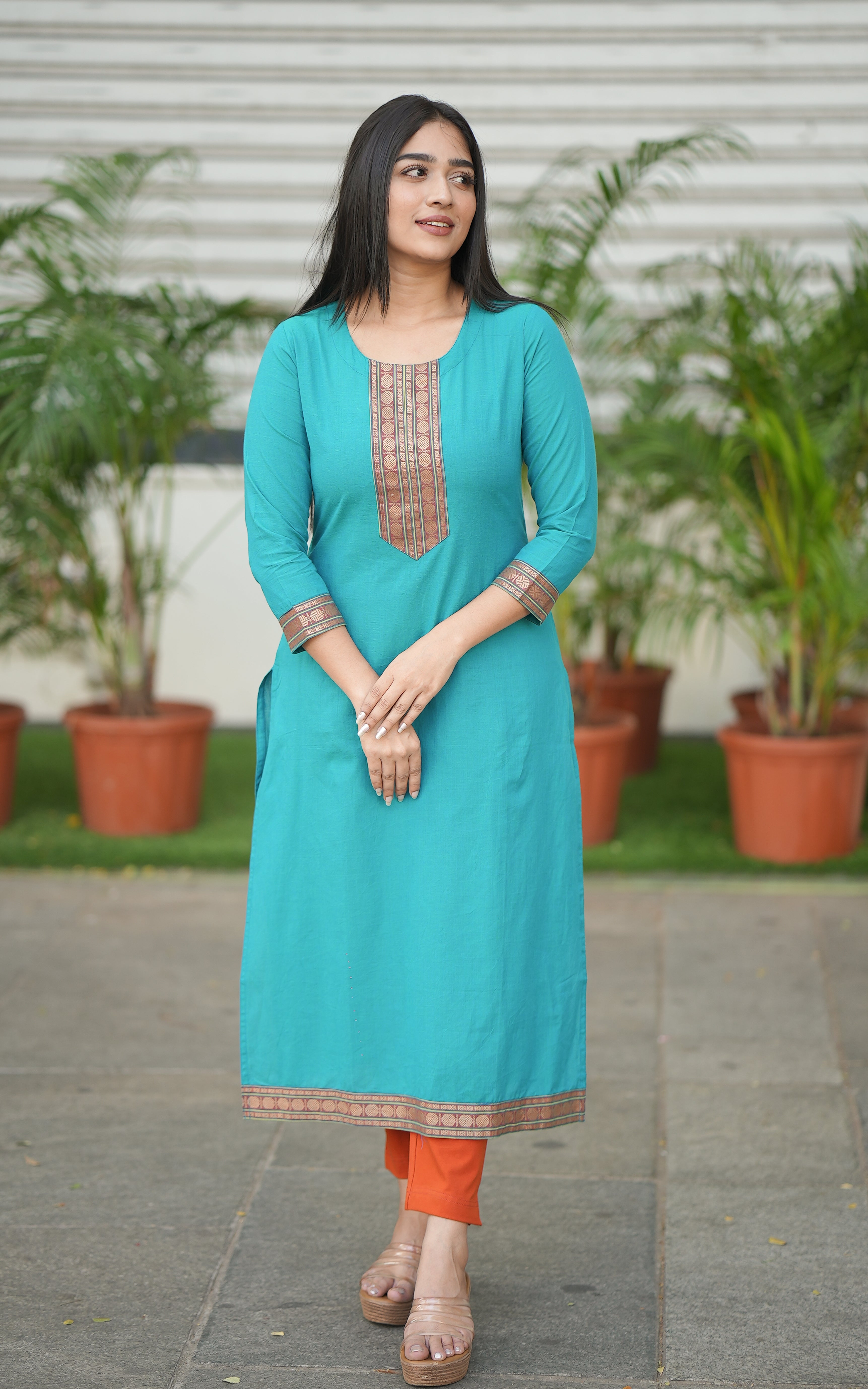 Cotton Ladies Anarkali Kurti Pant Set, Size: Xl, 200 Gsm at Rs 950/set in  Jaipur