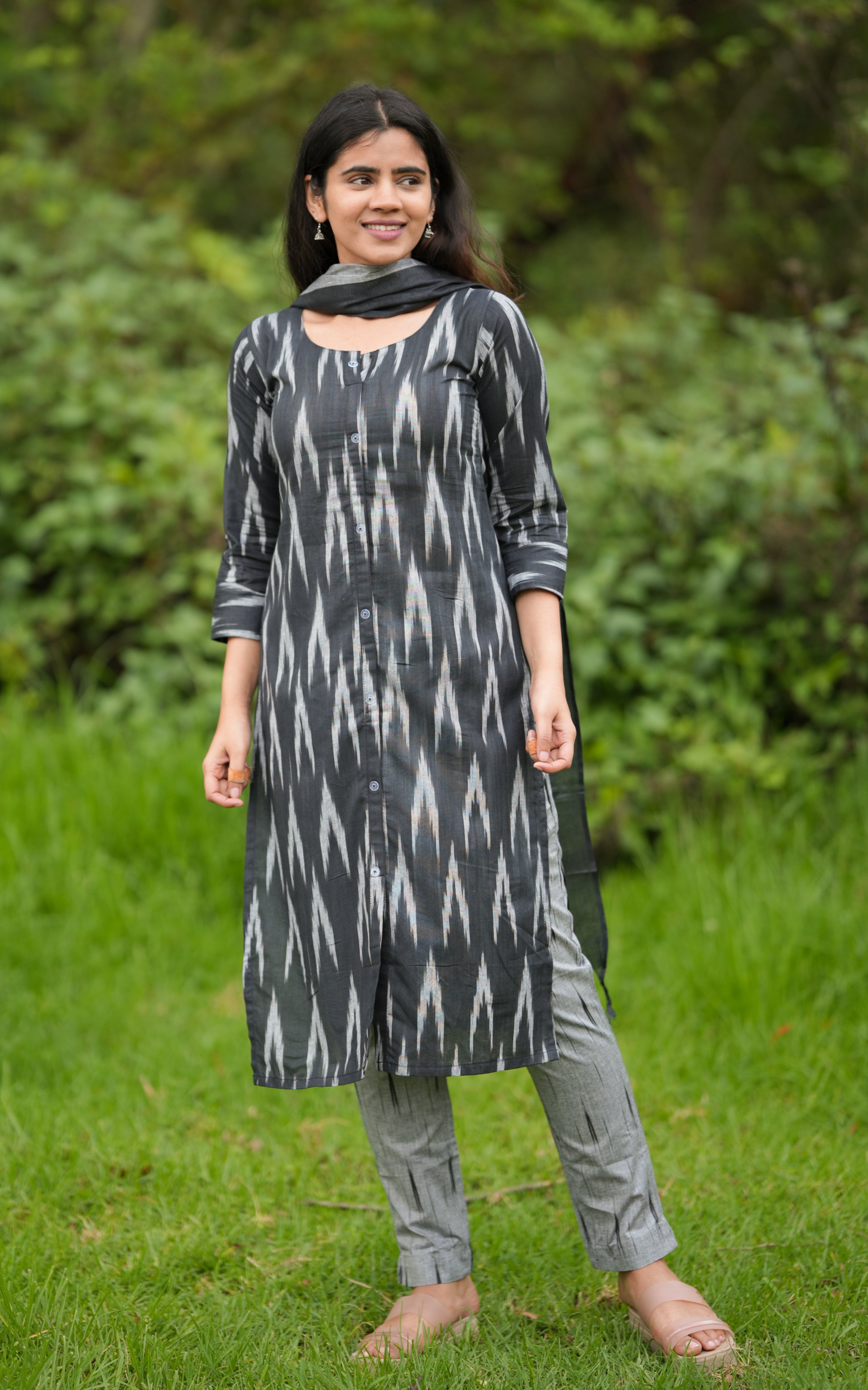 Shamira Black (Kurti+Pant+Dupatta)