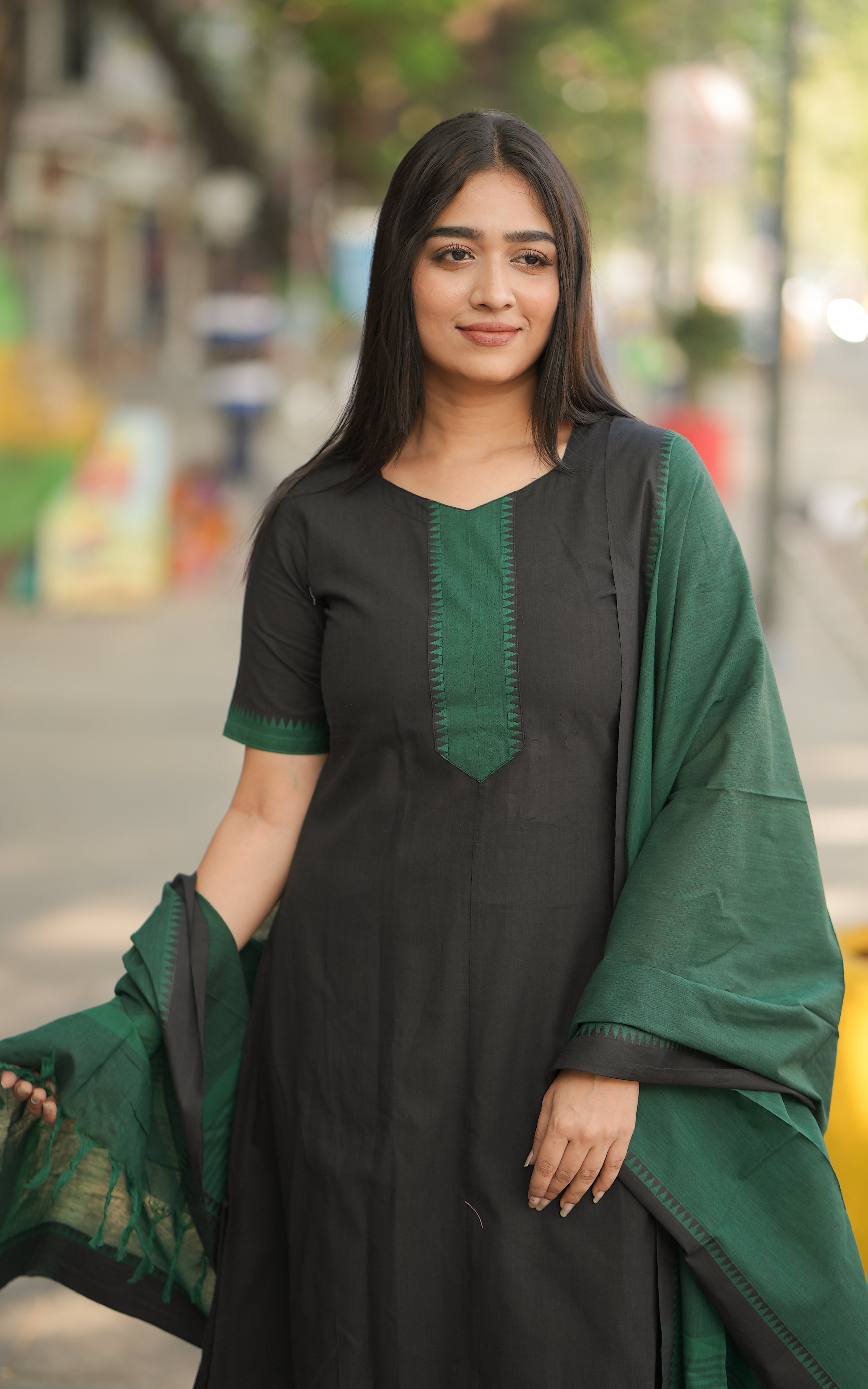 42 inch Dark Green Fabclub Women's Rayon Solid Plain Straight Kurti at Rs  229/piece in Ahmedabad