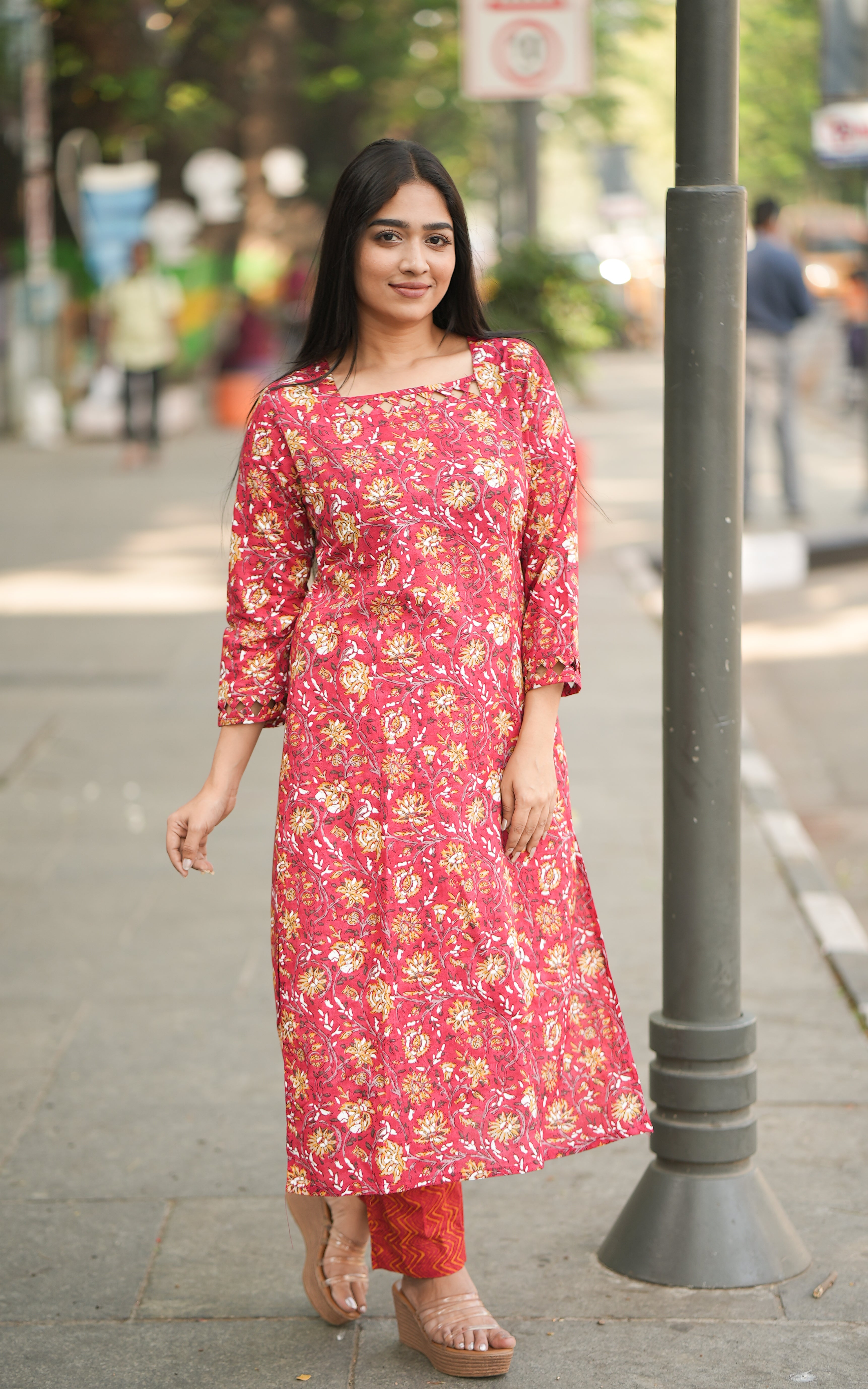 Bhamila C (kurti+Pant)