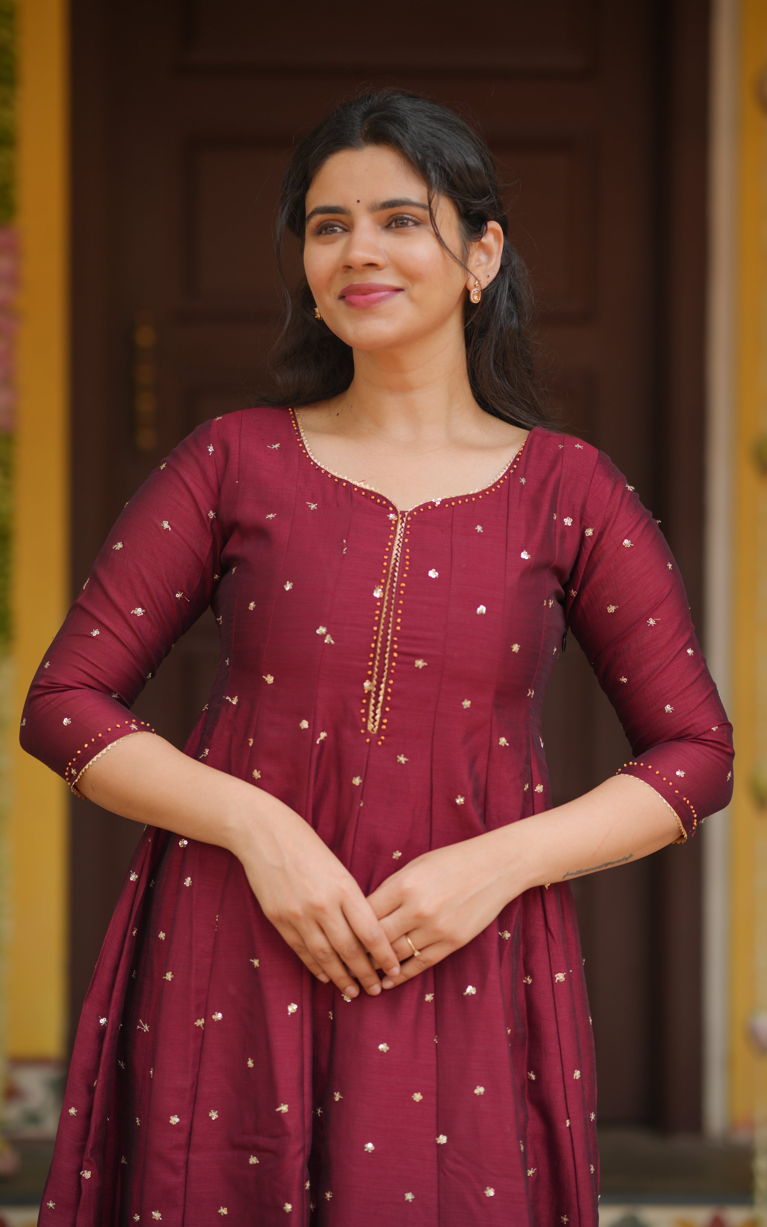 Ashika Burgundy