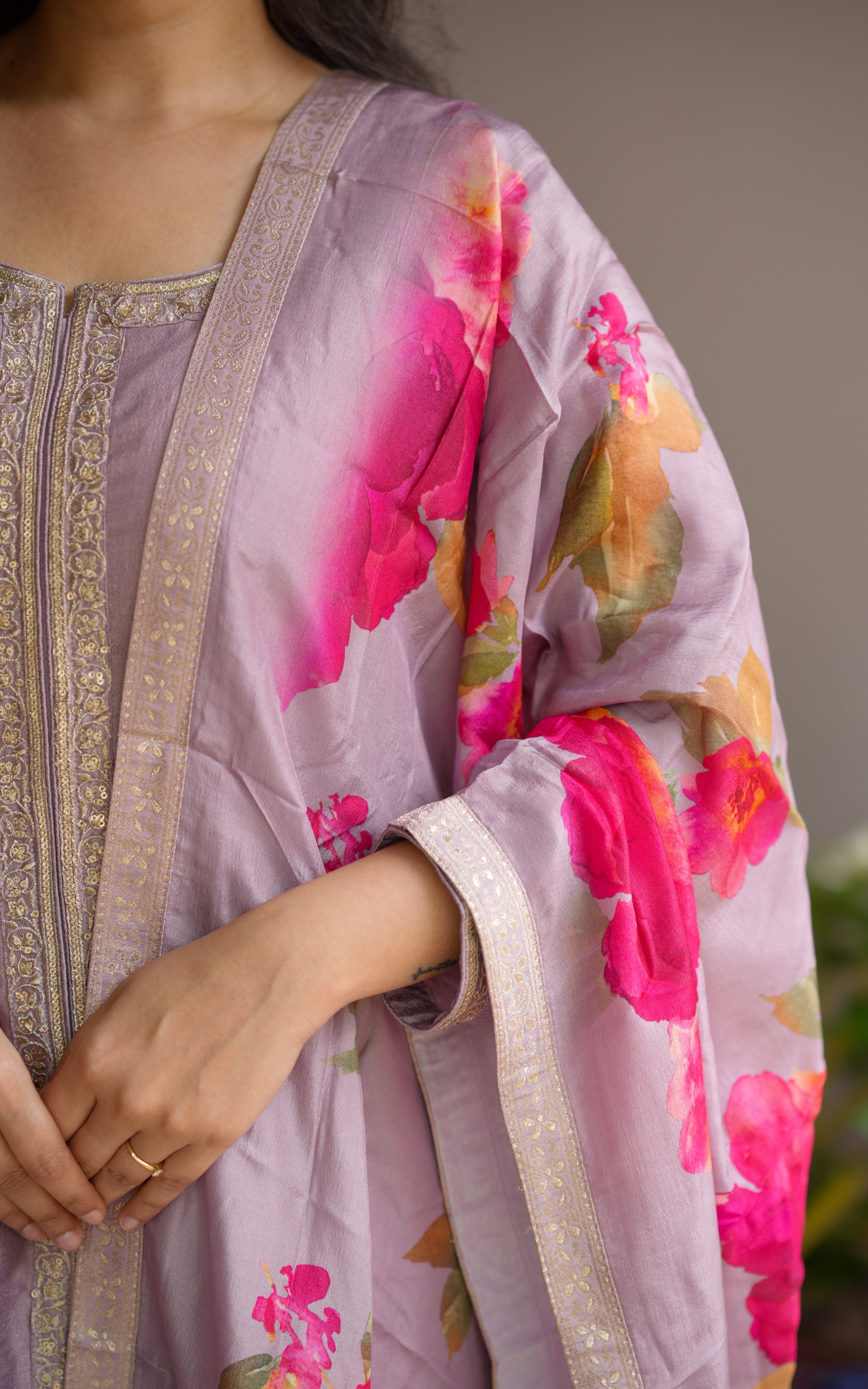 Kadambari B (Kurti+Pant+Dupatta)