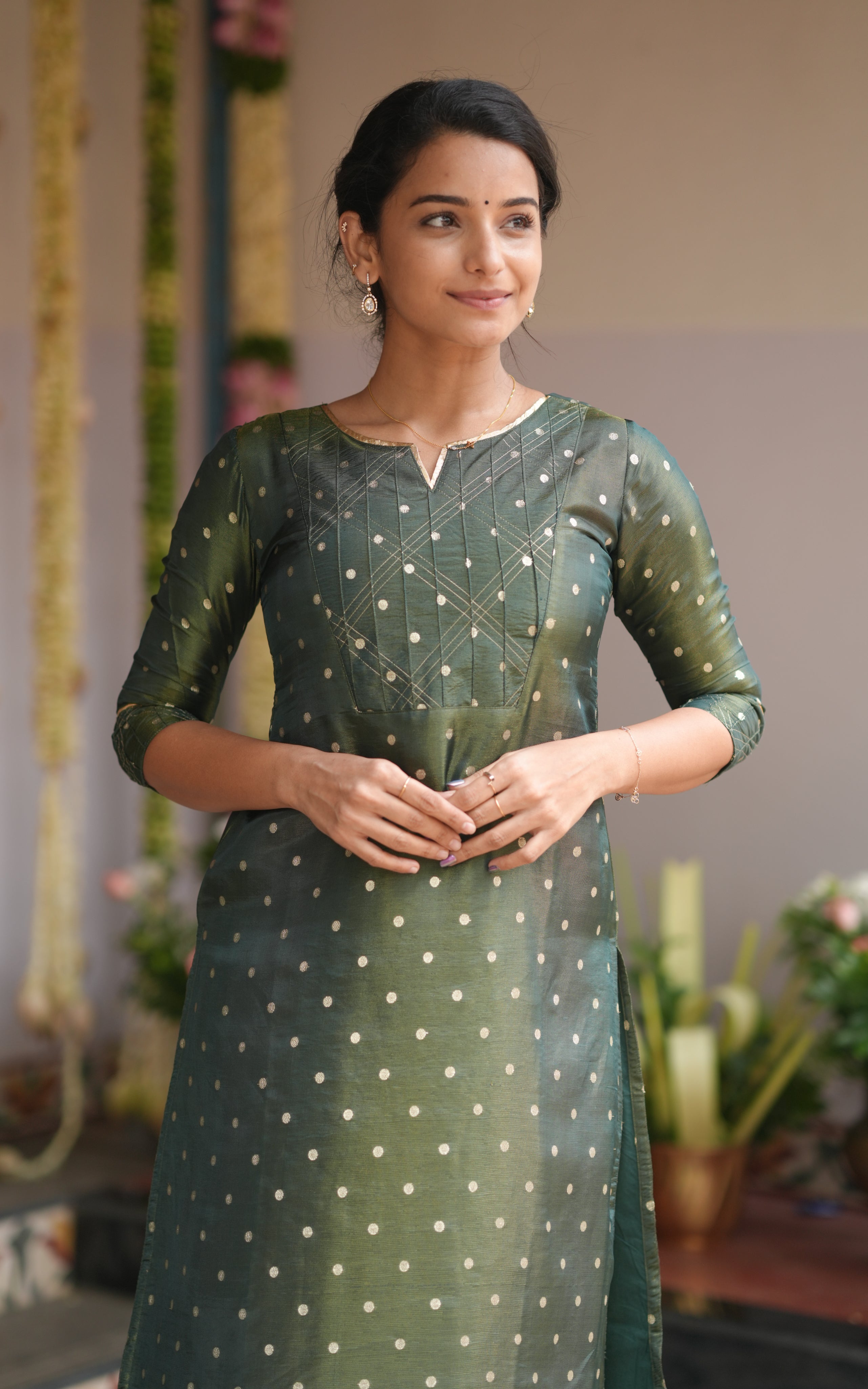 Subanjali Olive Green