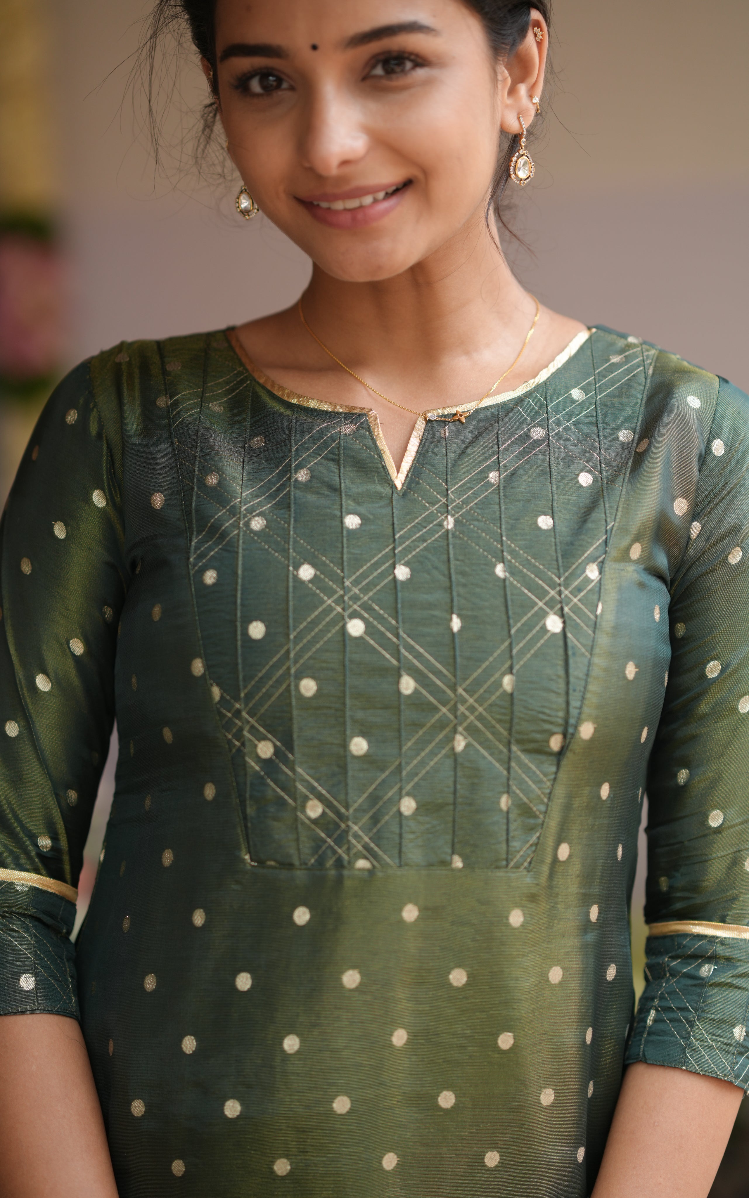 Subanjali Olive Green