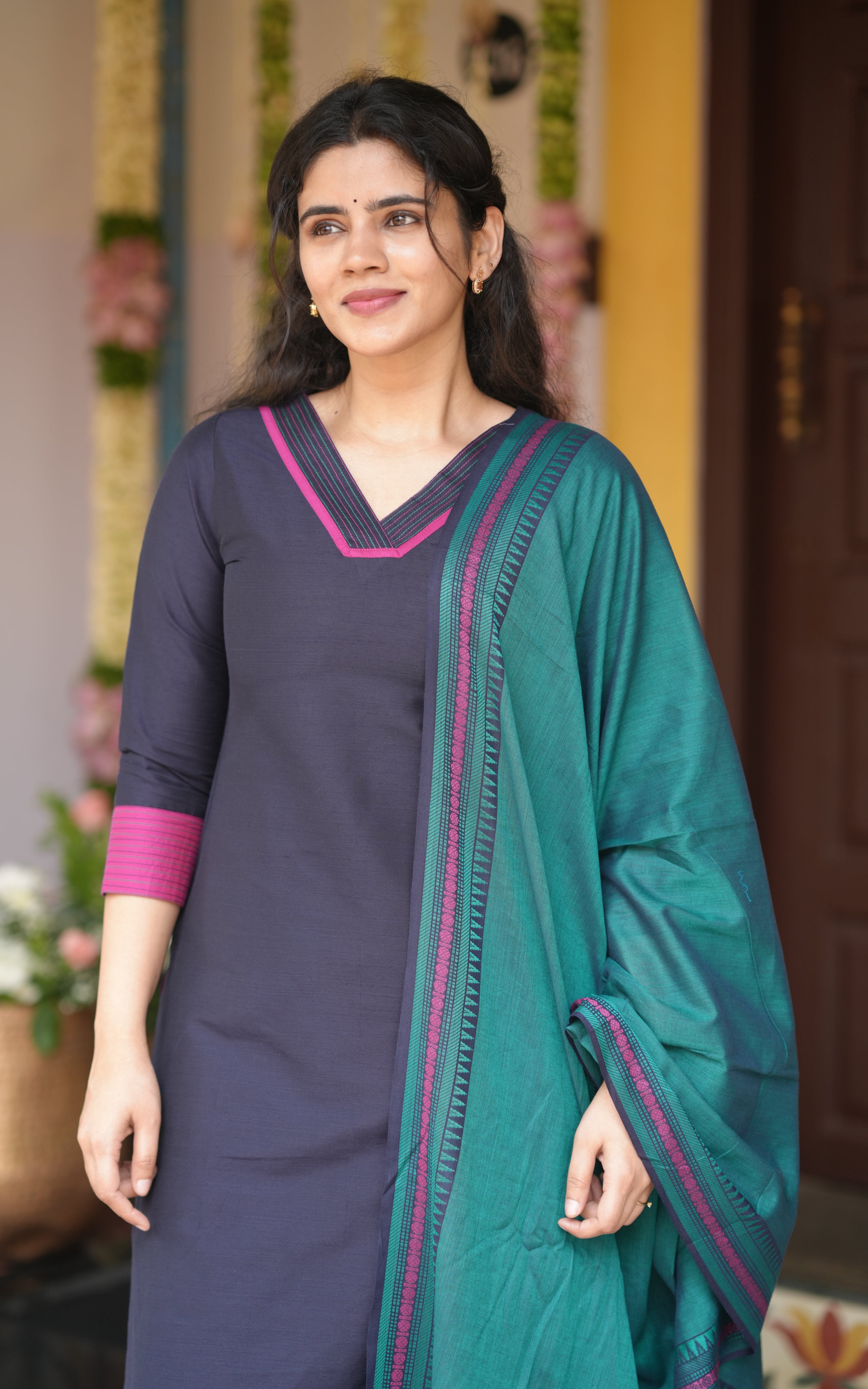 V neck kurti