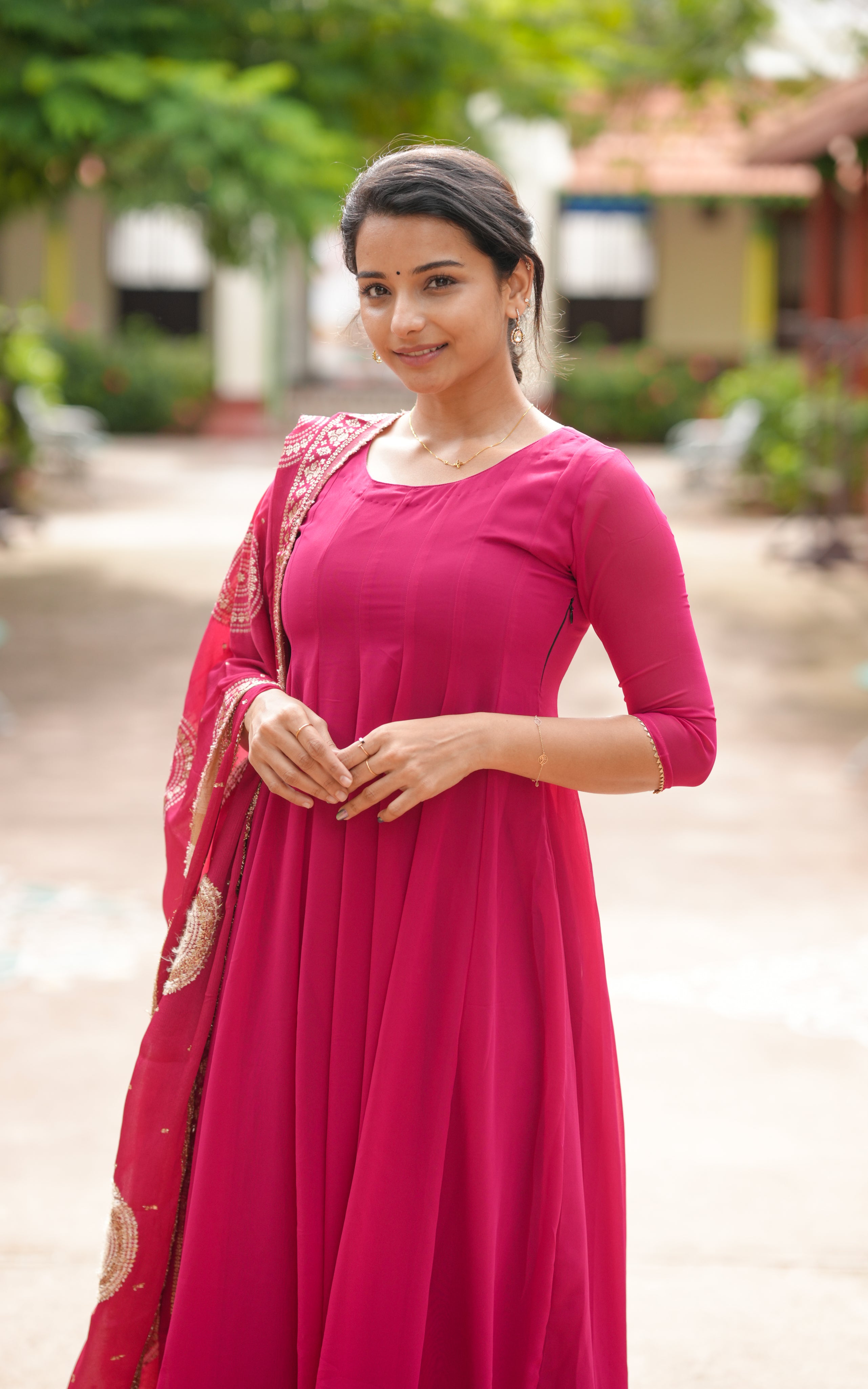 Trisha Pink (Kurti+Dupatta)
