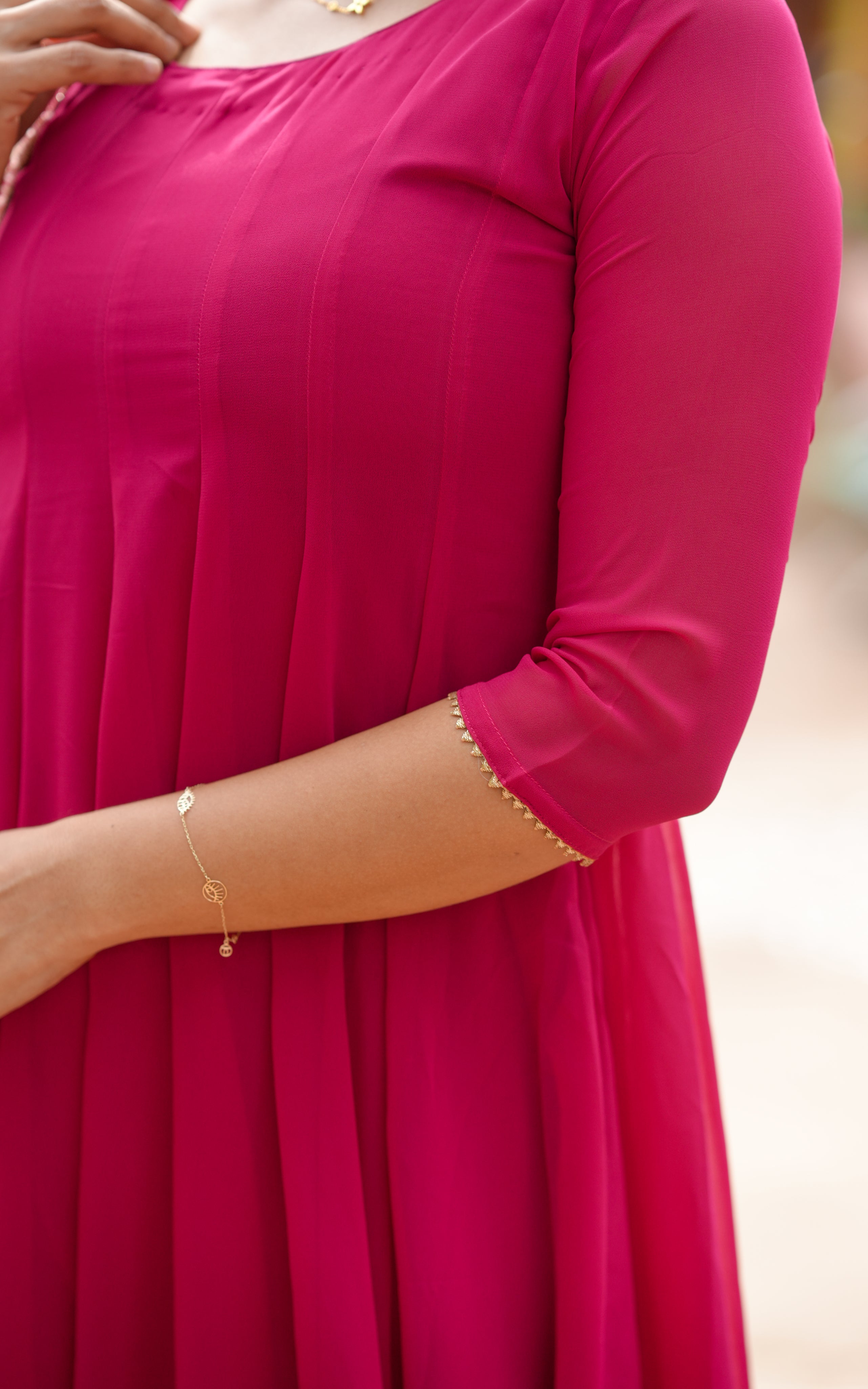 Trisha Pink (Kurti+Dupatta)