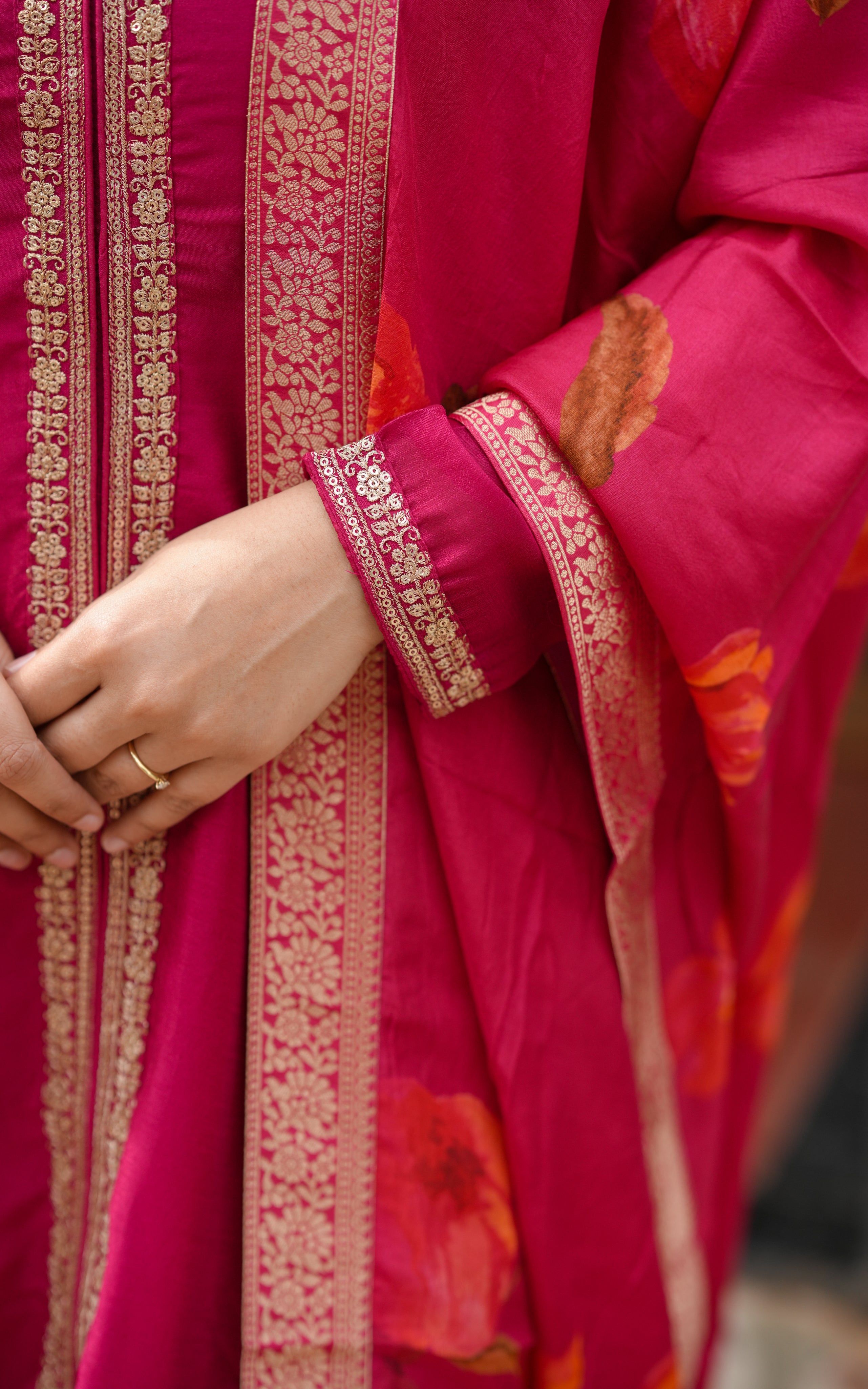 Kadambari A (Kurti+Pant+Dupatta)