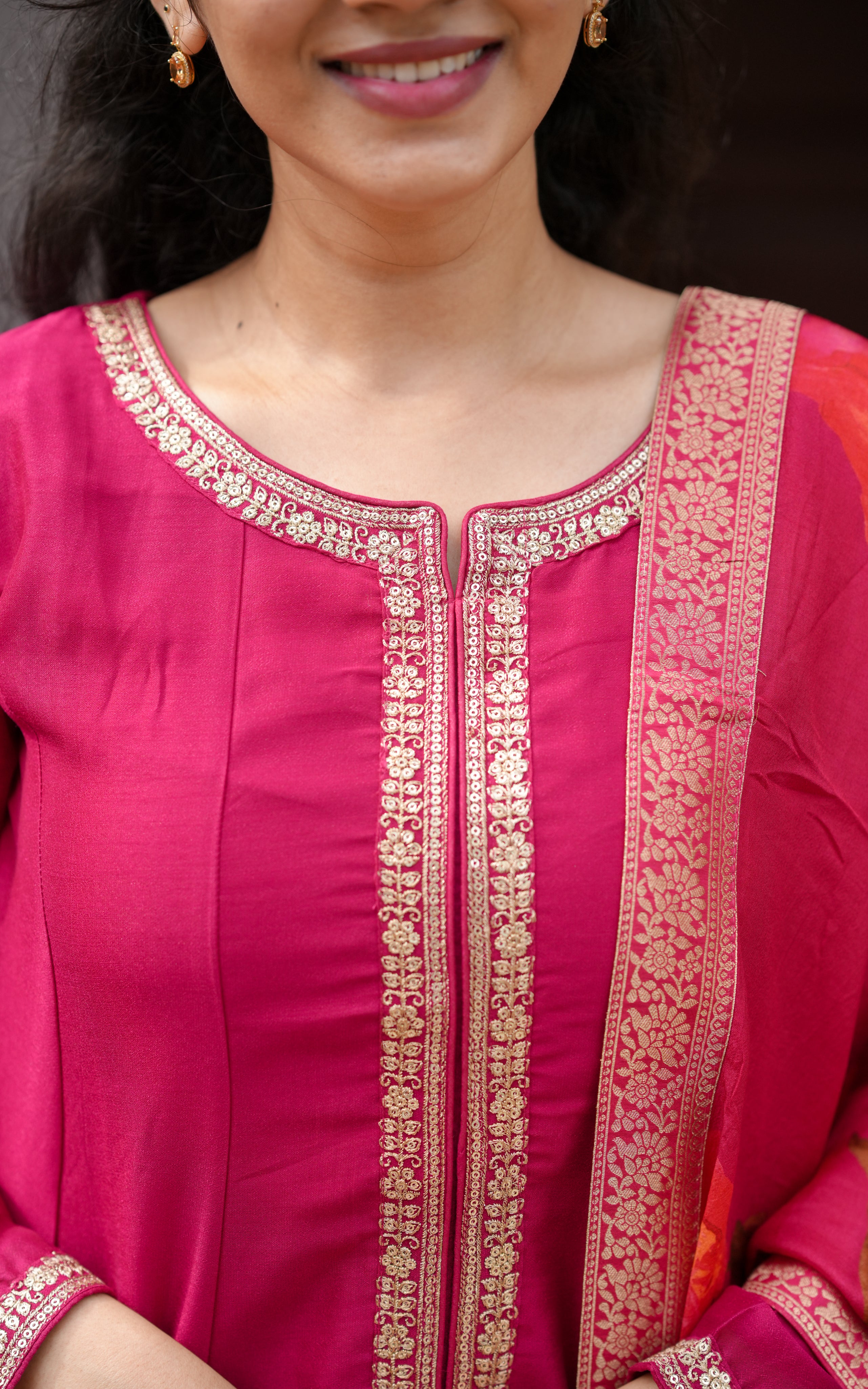 Kadambari A (Kurti+Pant+Dupatta)