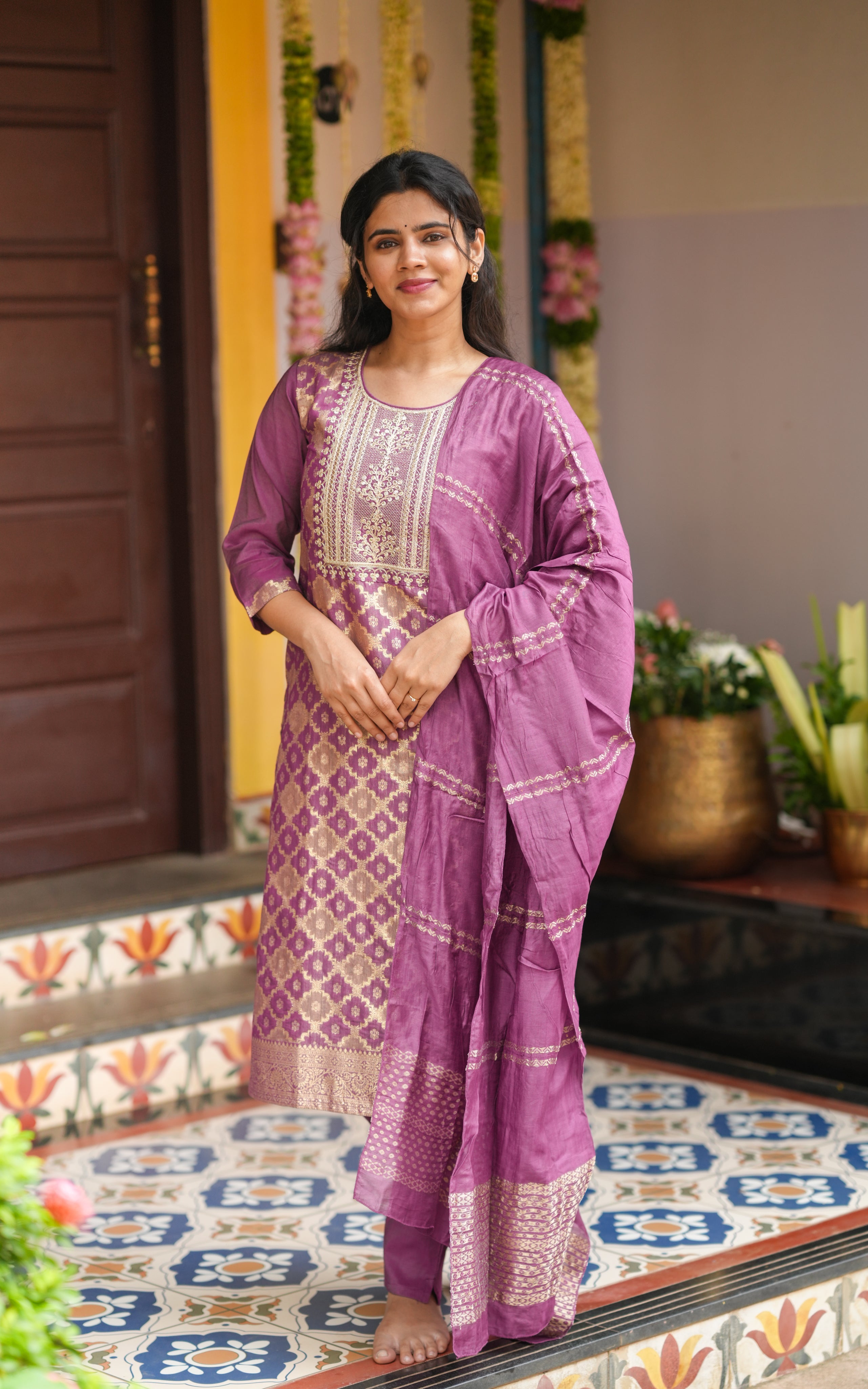 Gazania (Kurti+Pant+Dupatta)