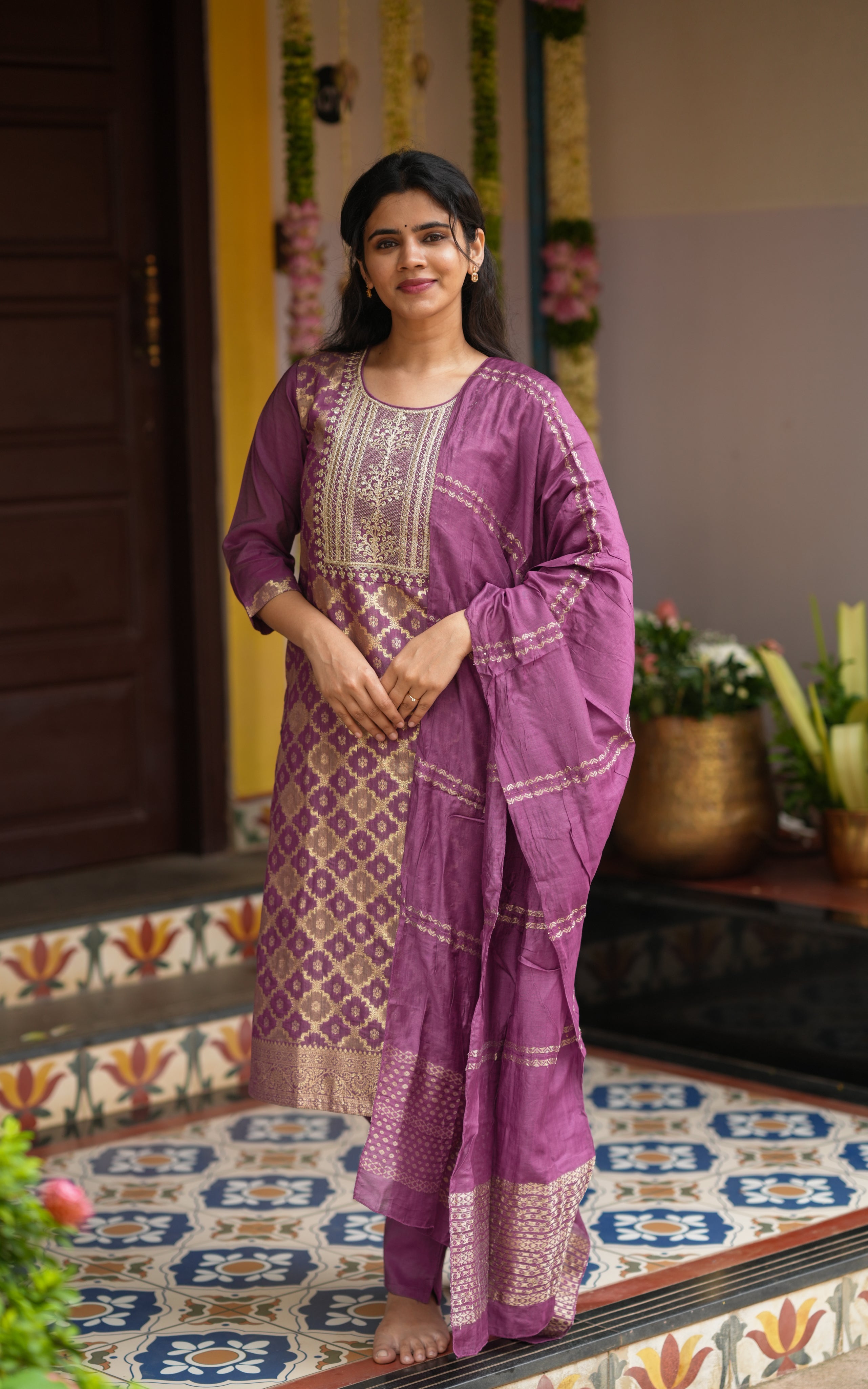 Gazania (Kurti+Pant+Dupatta)