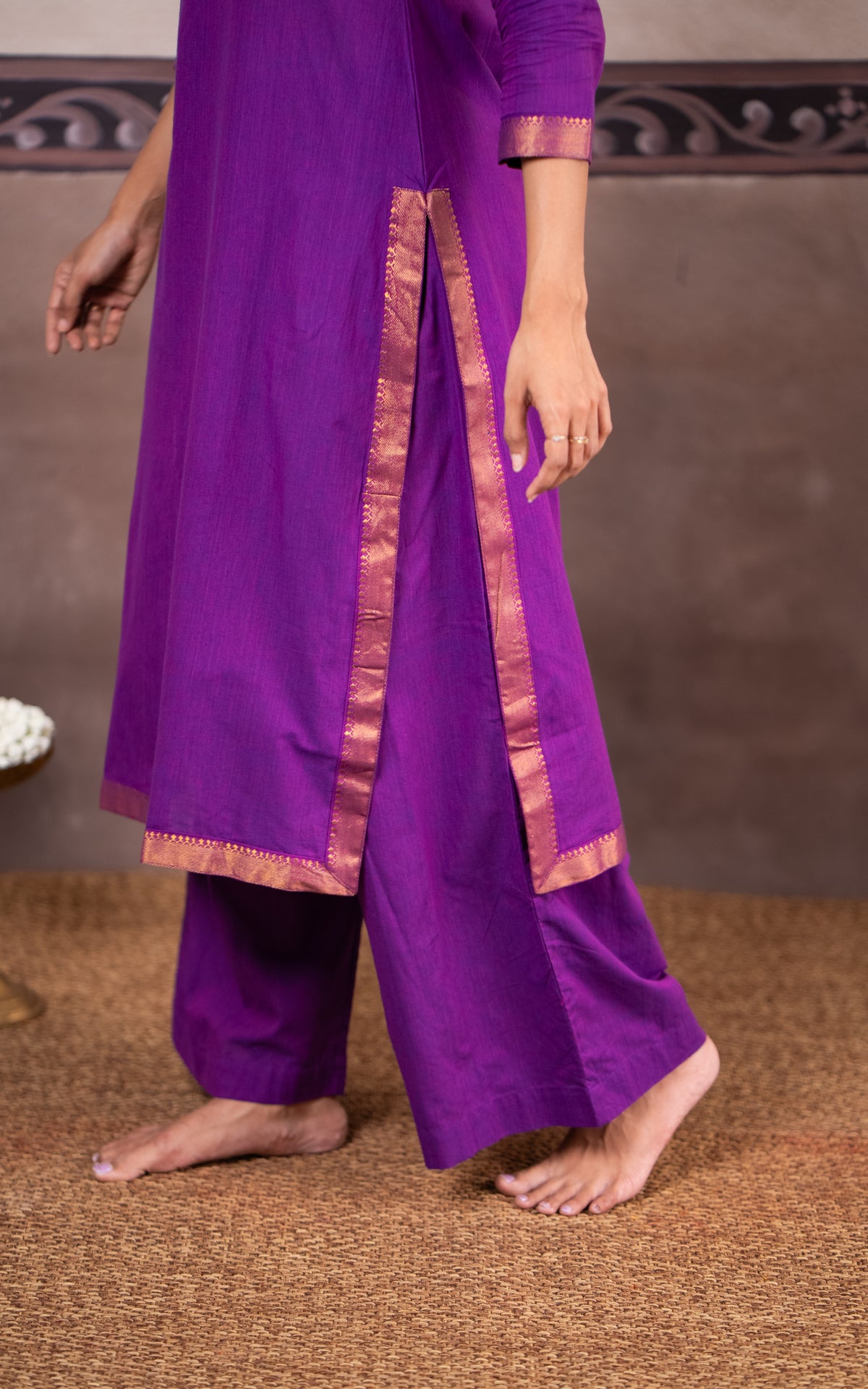 Vintage Set E (Kurti+Pant+Dupatta)