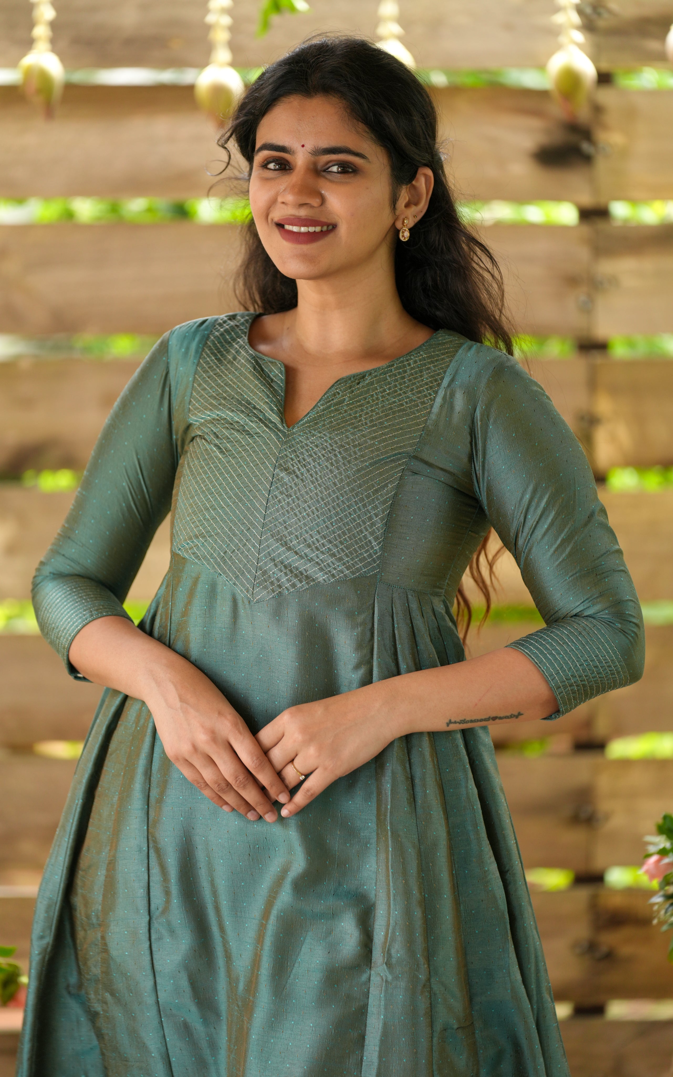 Yudhika Peacock Green