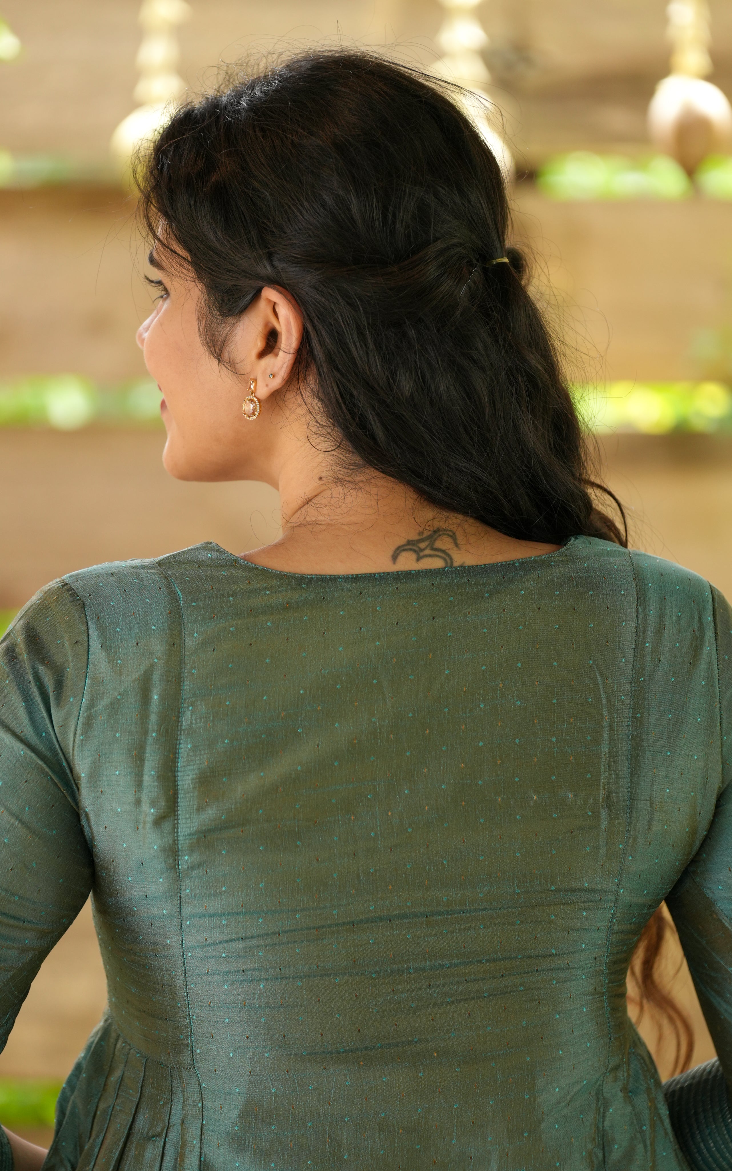 Yudhika Peacock Green