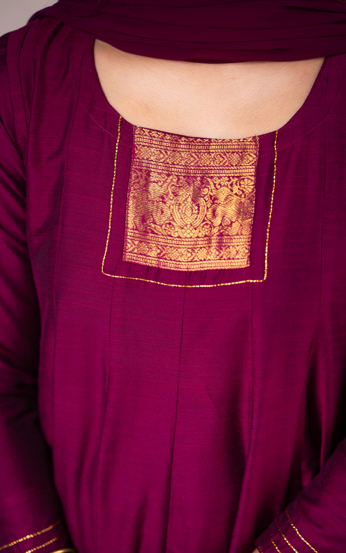 Vintage C (Kurti+Dupatta)