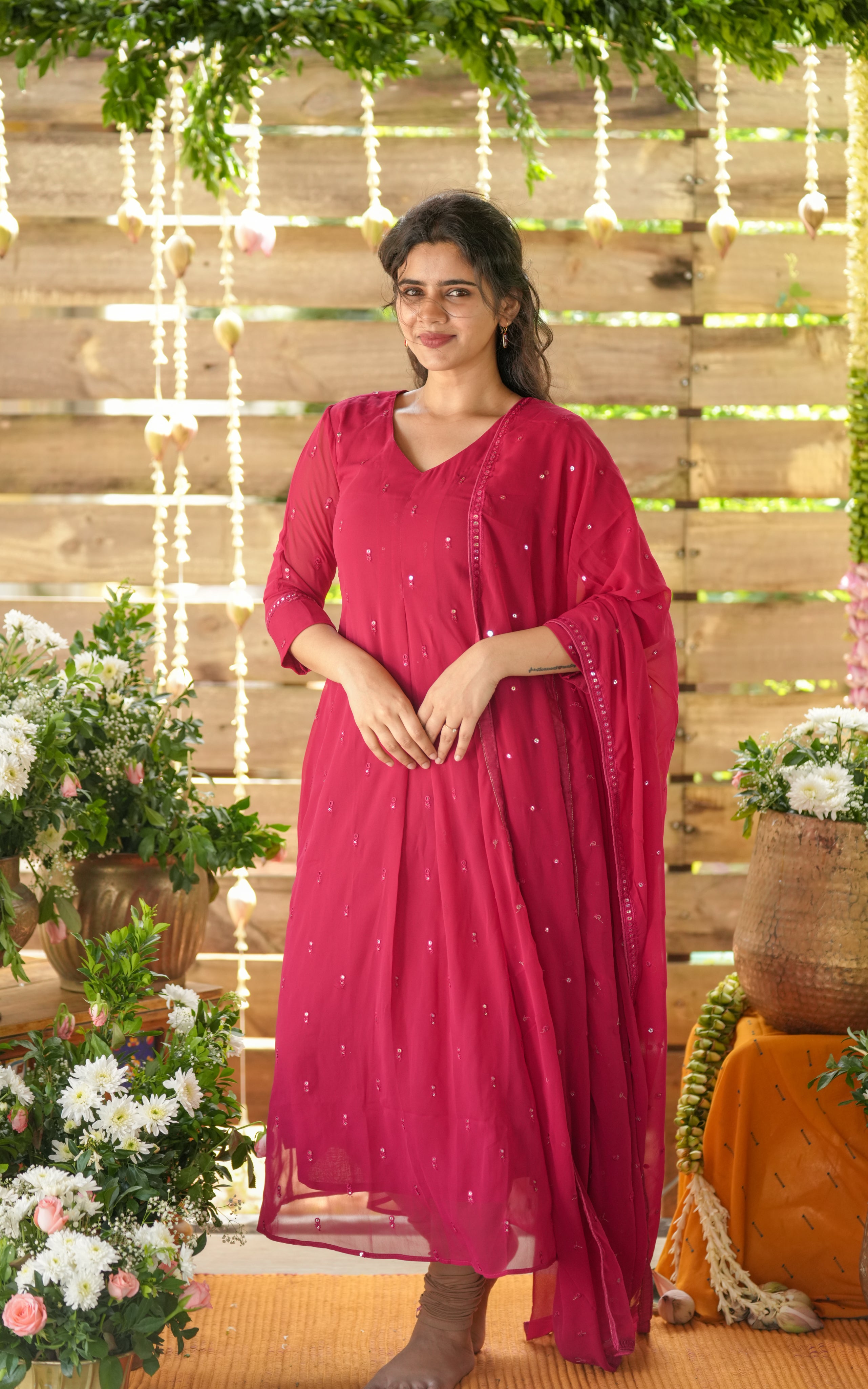 Yatra Pink (Kurti+Dupatta)