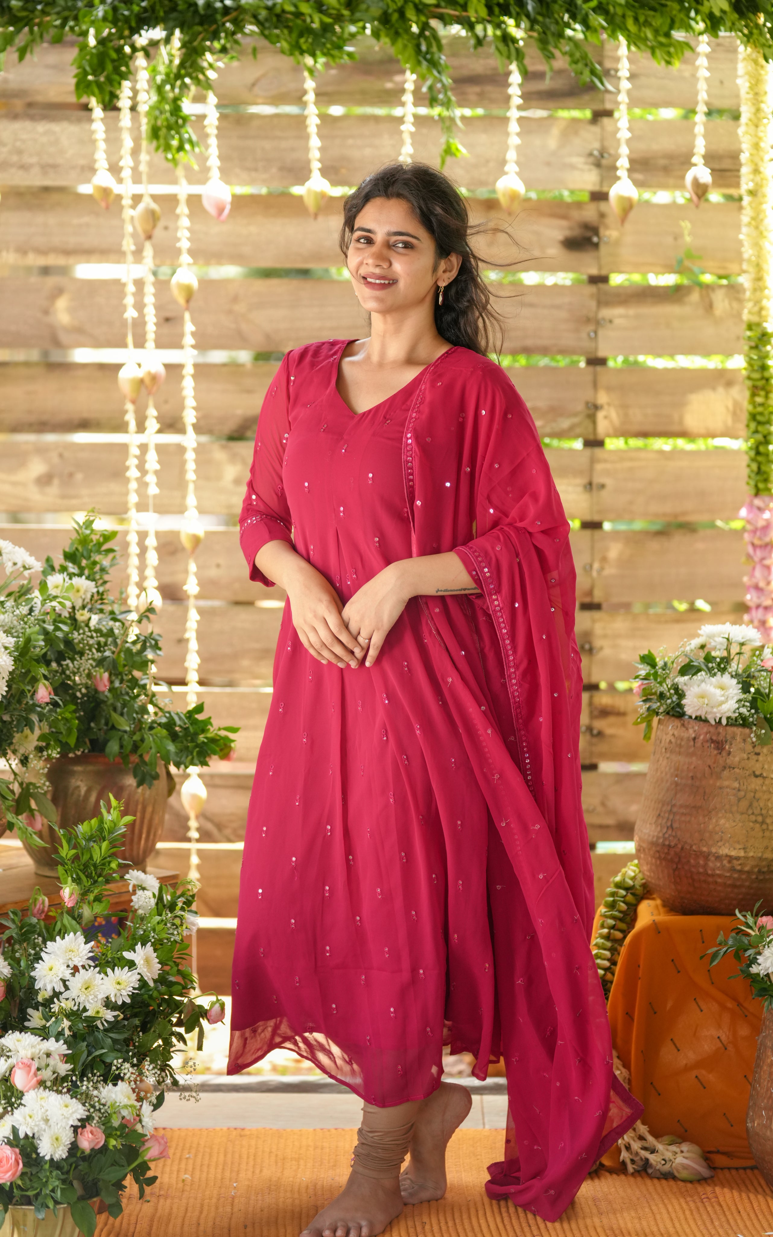 Yatra Pink (Kurti+Dupatta)