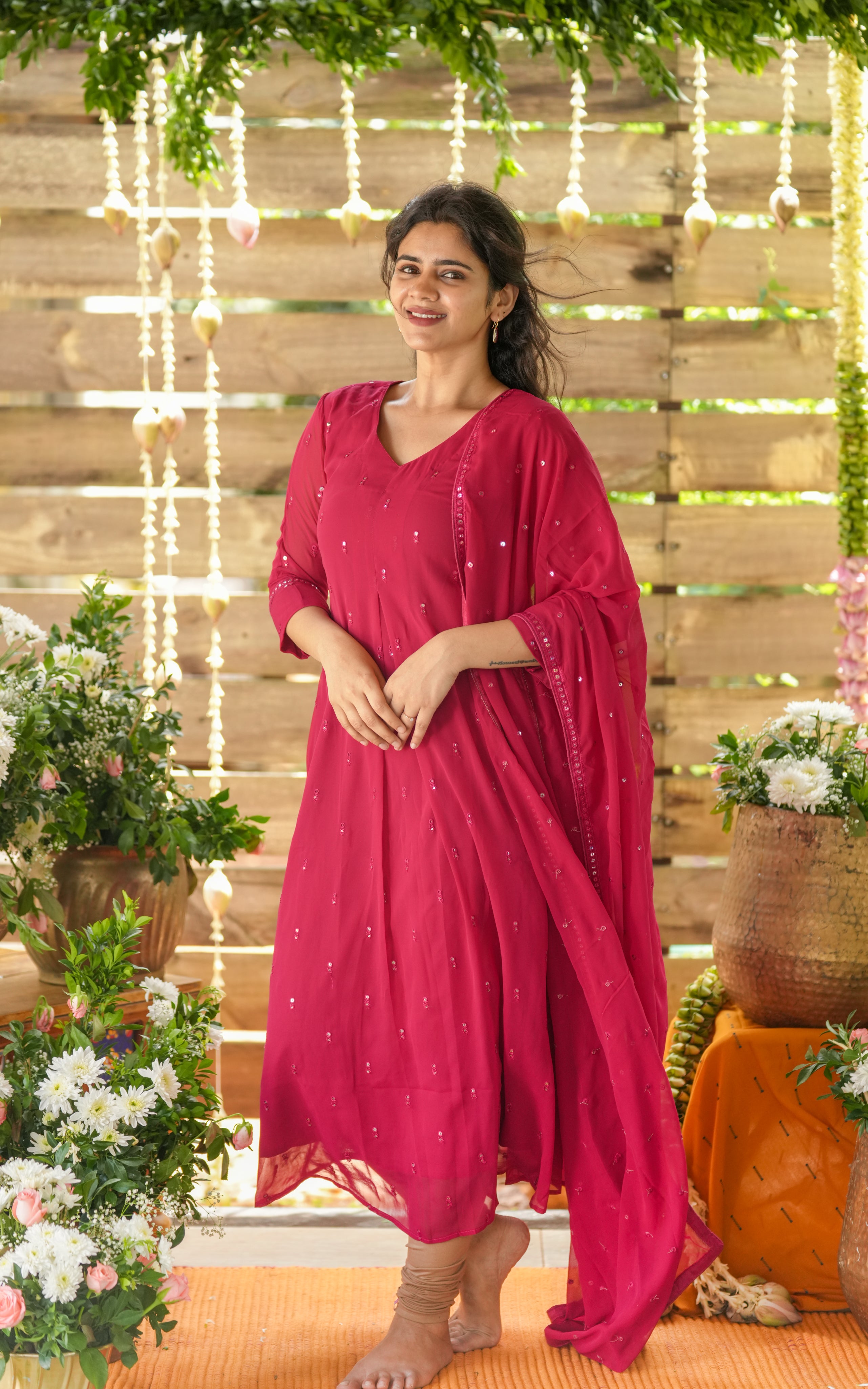 Yatra Pink (Kurti+Dupatta)