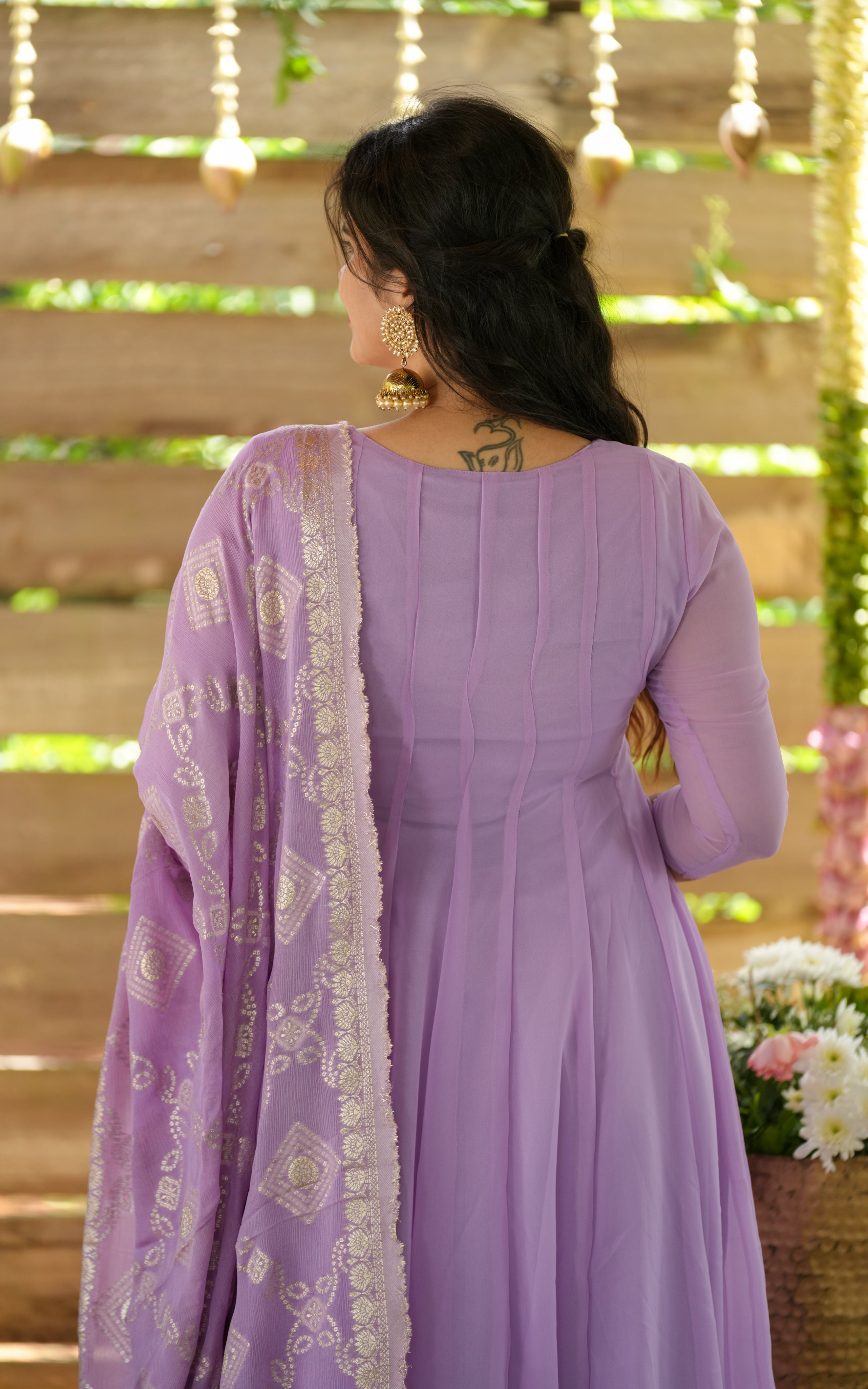 Trisha Lavender (Kurti+Dupatta)