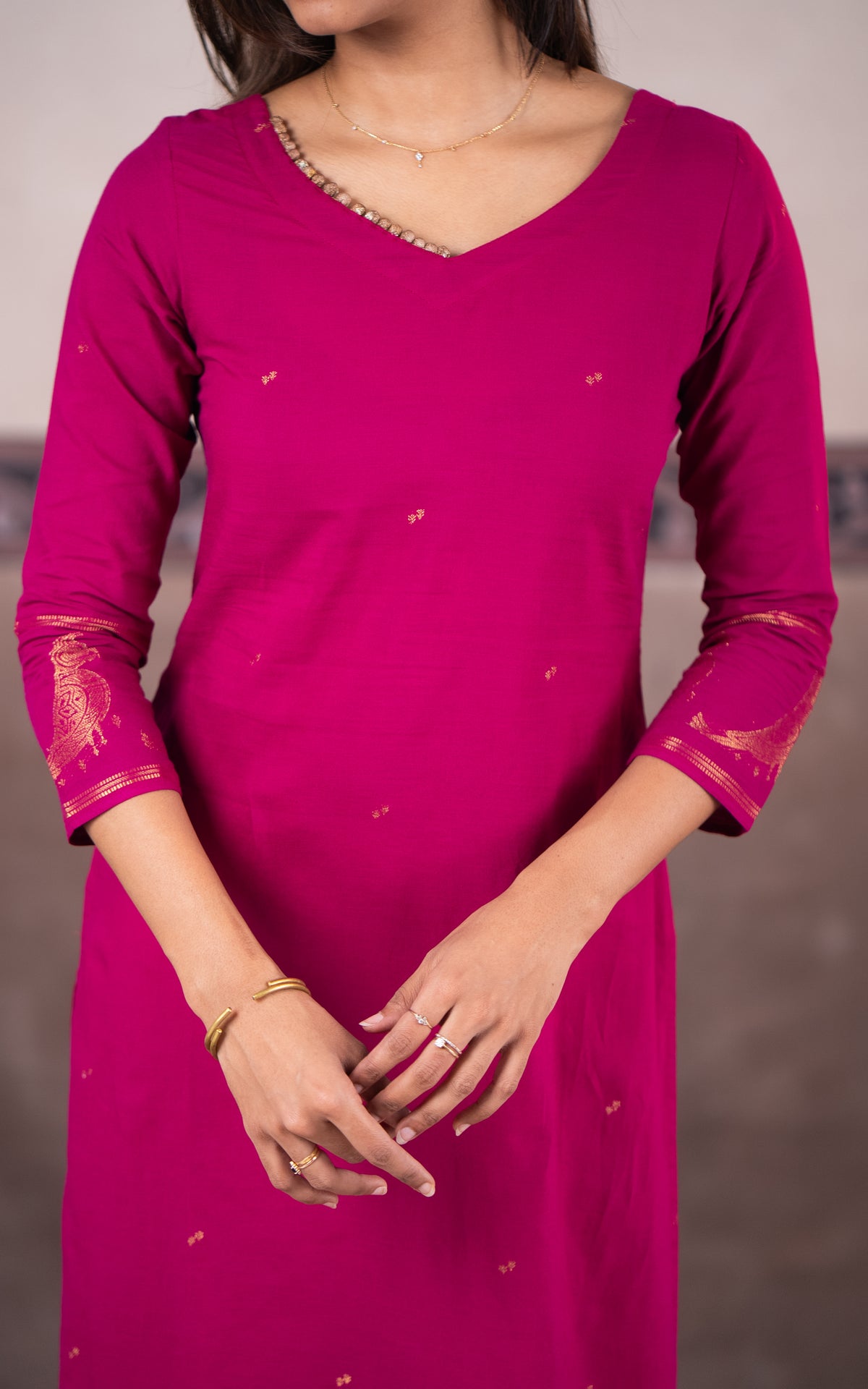 Paingili Pink (Kurti+Dupatta)