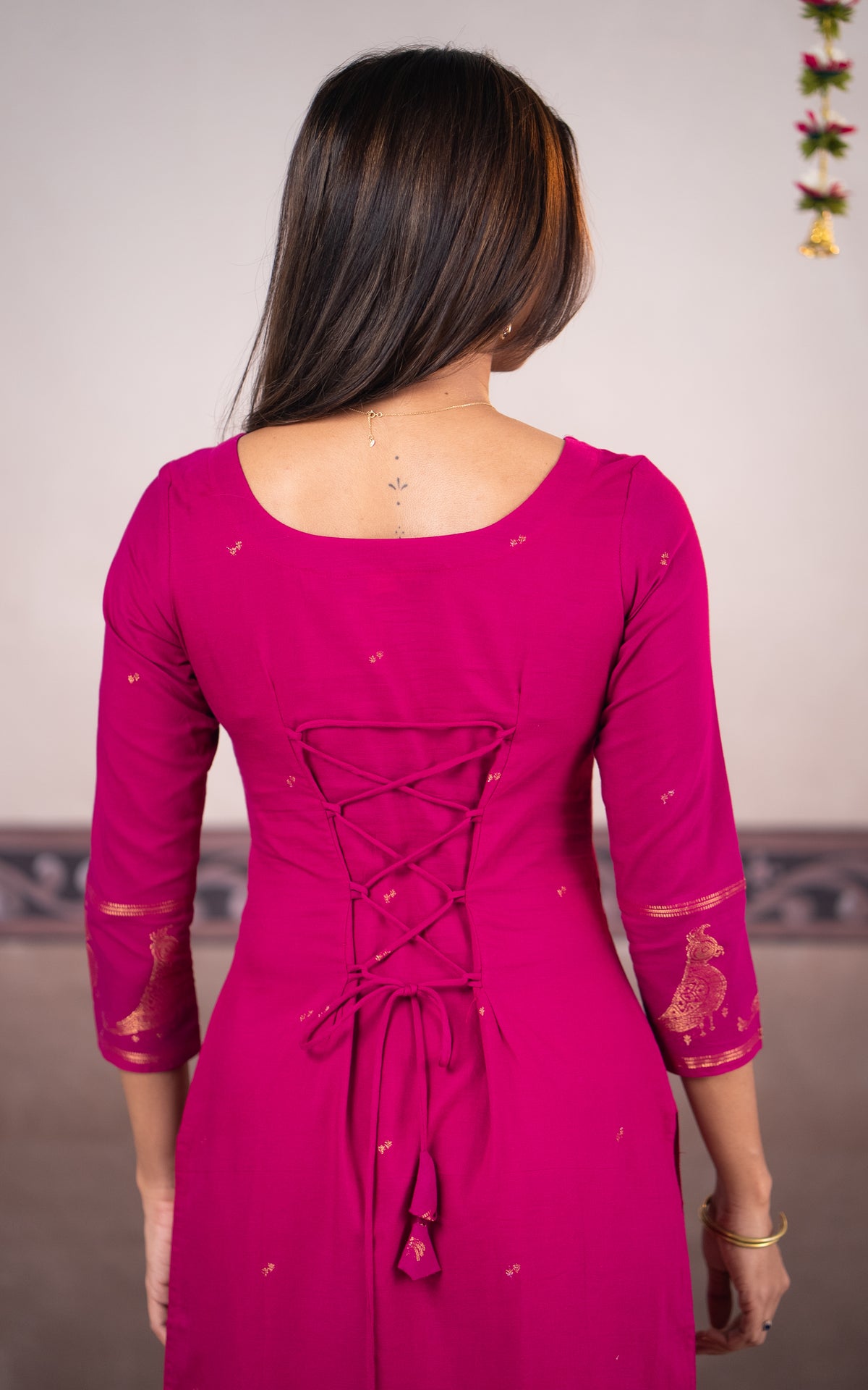 Paingili Pink (Kurti+Dupatta)