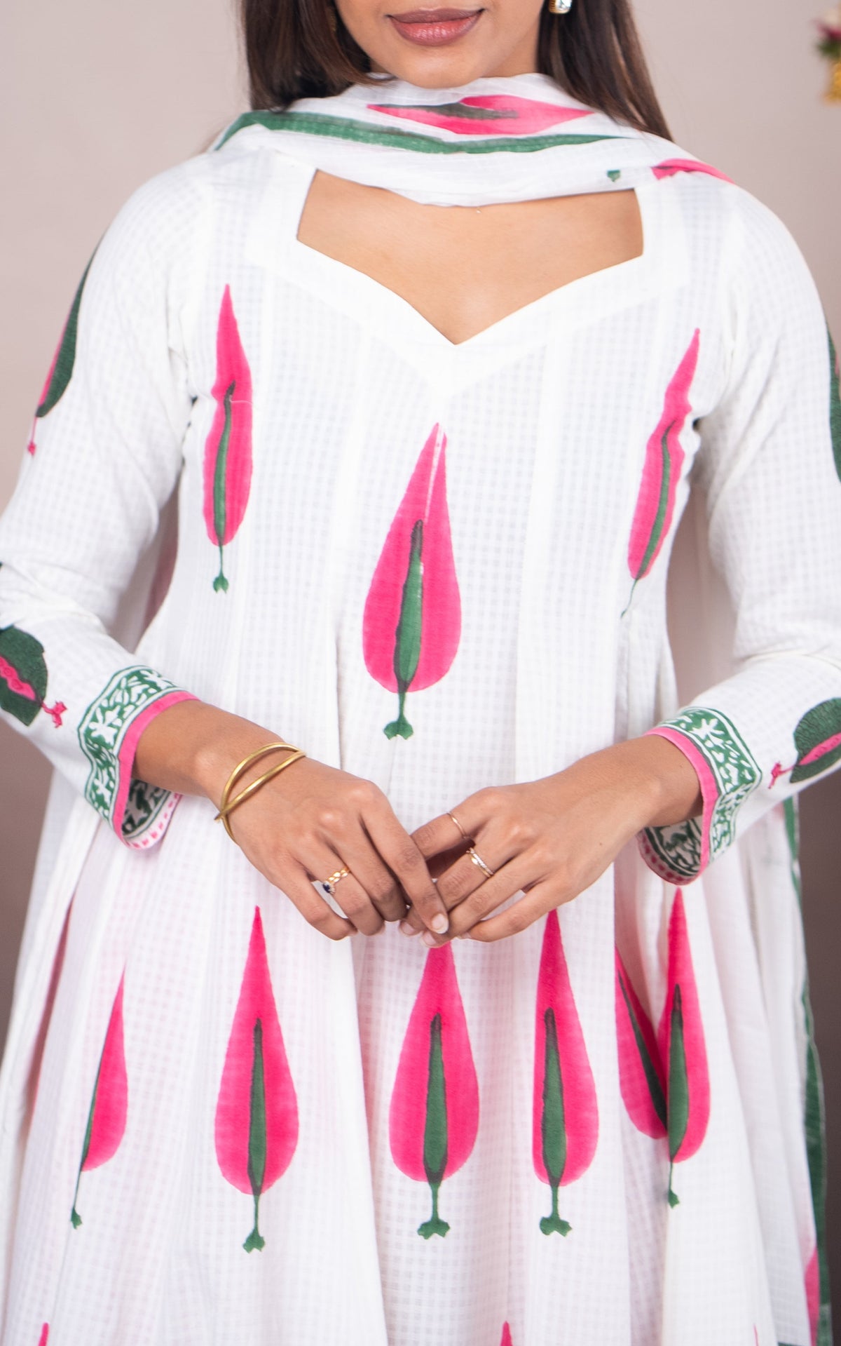 Block Magic C (Kurti+Dupatta)