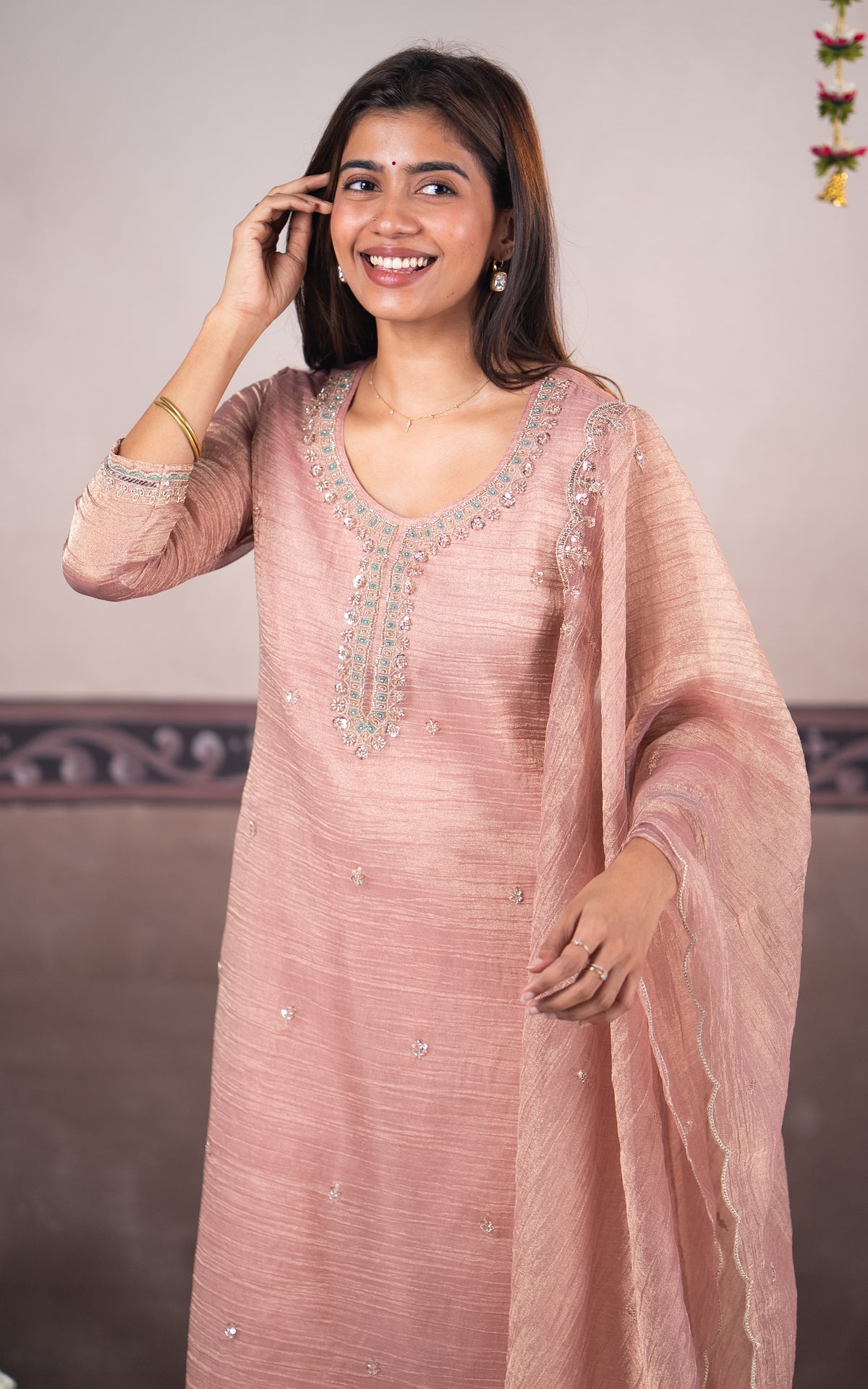 Shimmer Specials B (Kurti+Pant+Dupatta)