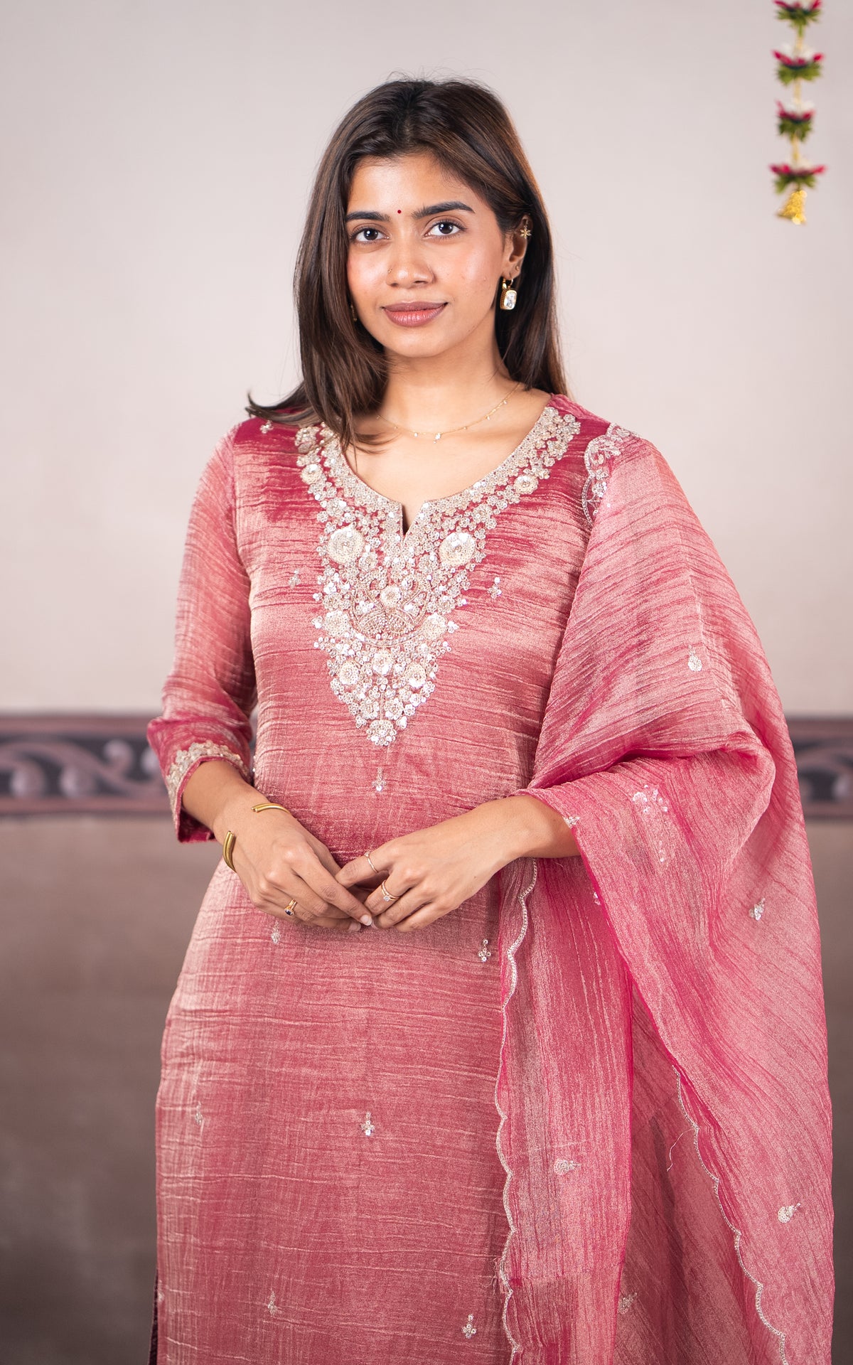 Shimmer Specials A (Kurti+Pant+Dupatta)