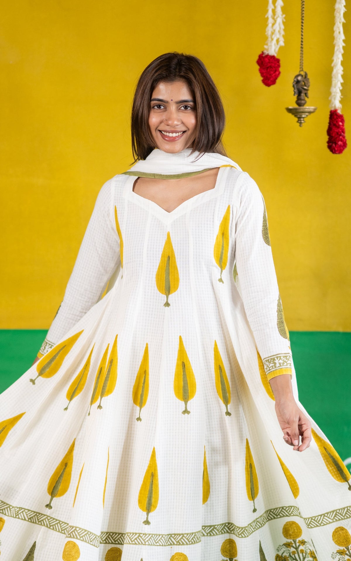 Block Magic A (Kurti+Dupatta)